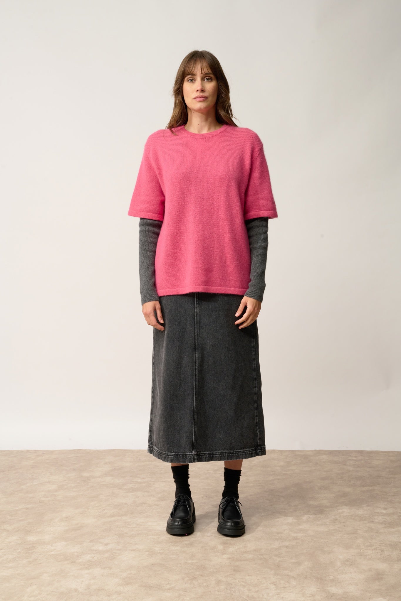 CARLA t-shirt col rond fraise