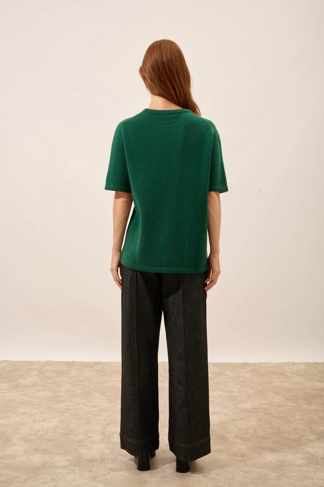 CARLA t-shirt round neck fir tree