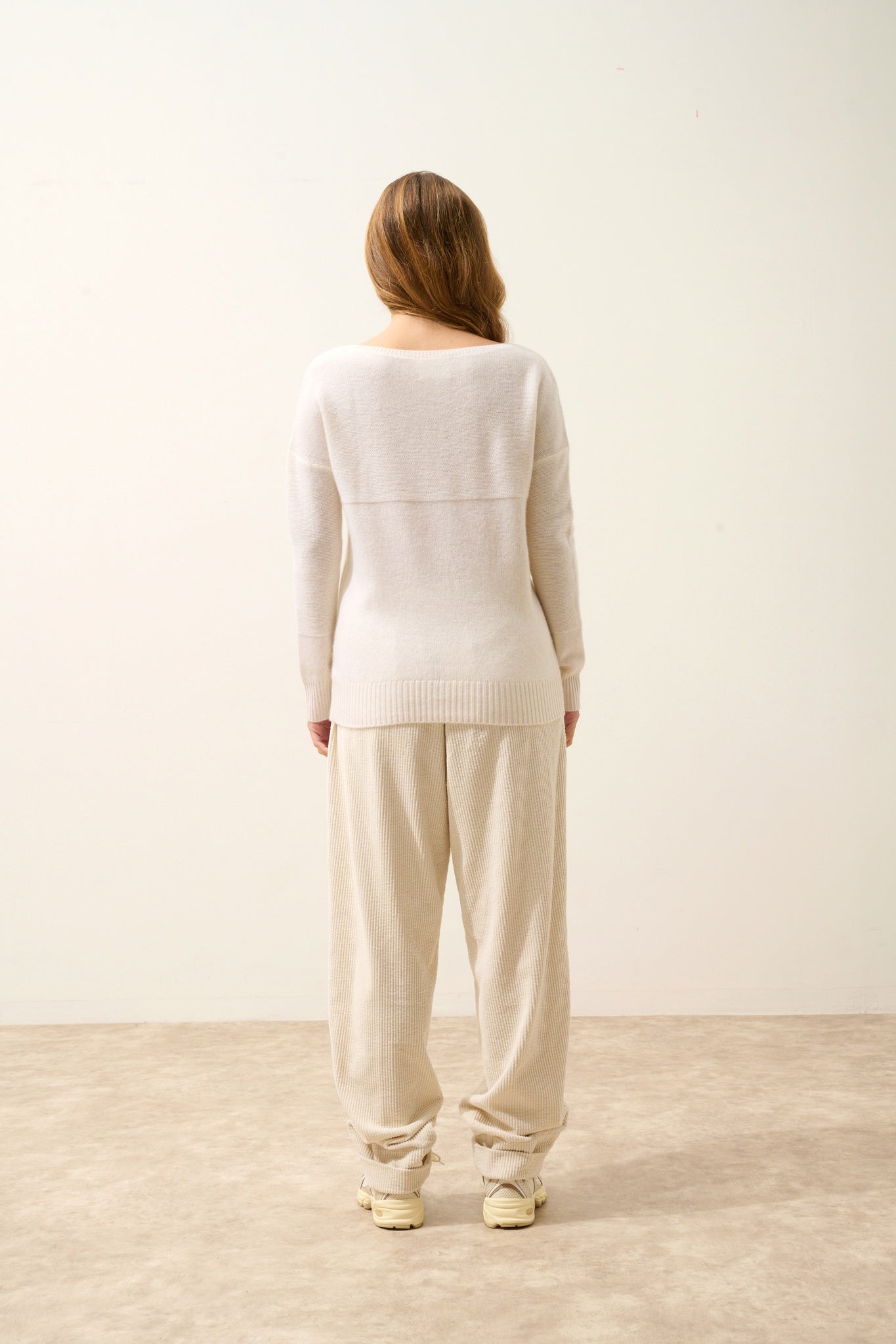 CASSIE pull col v neige