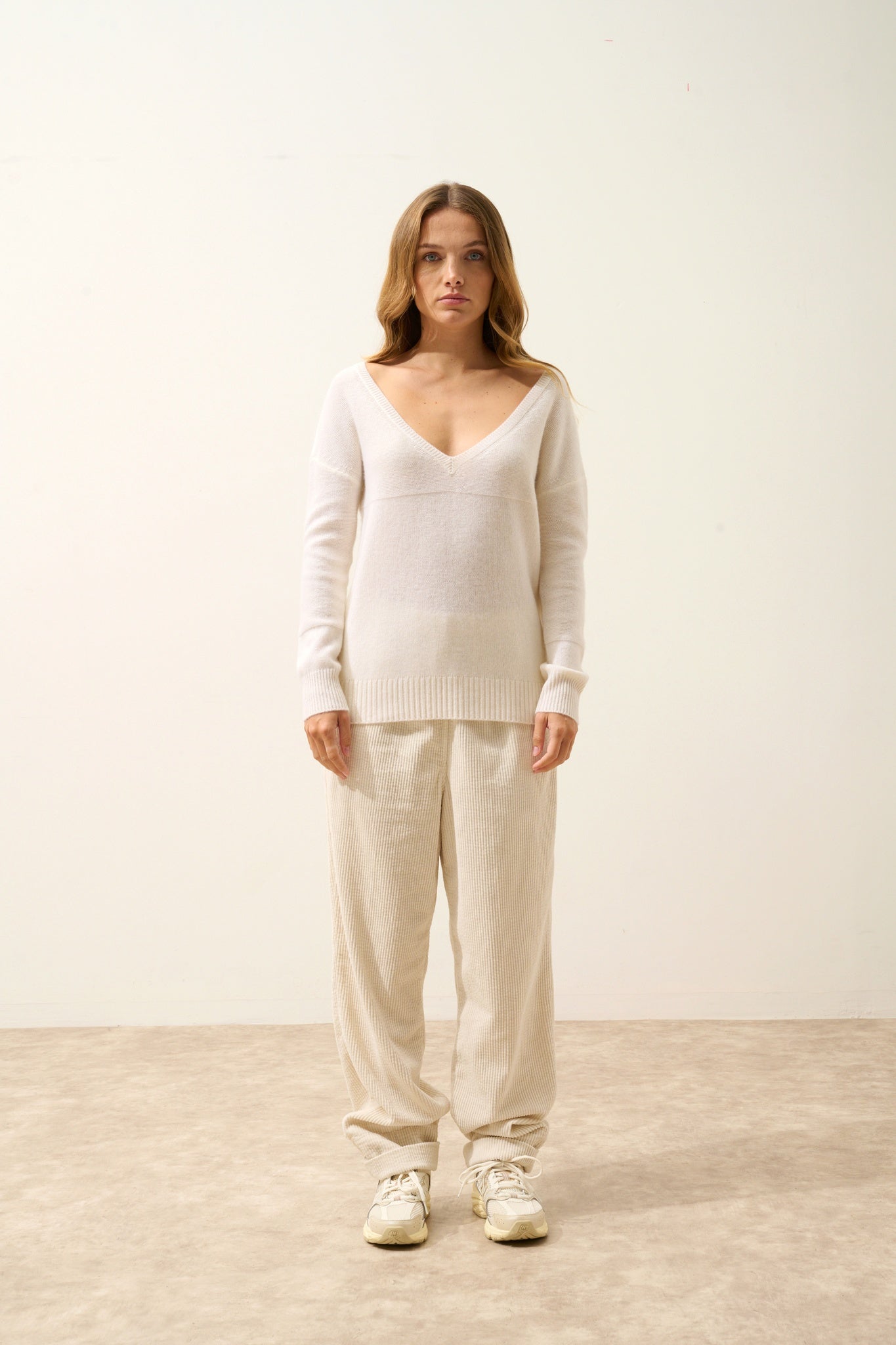 CASSIE pull col v neige