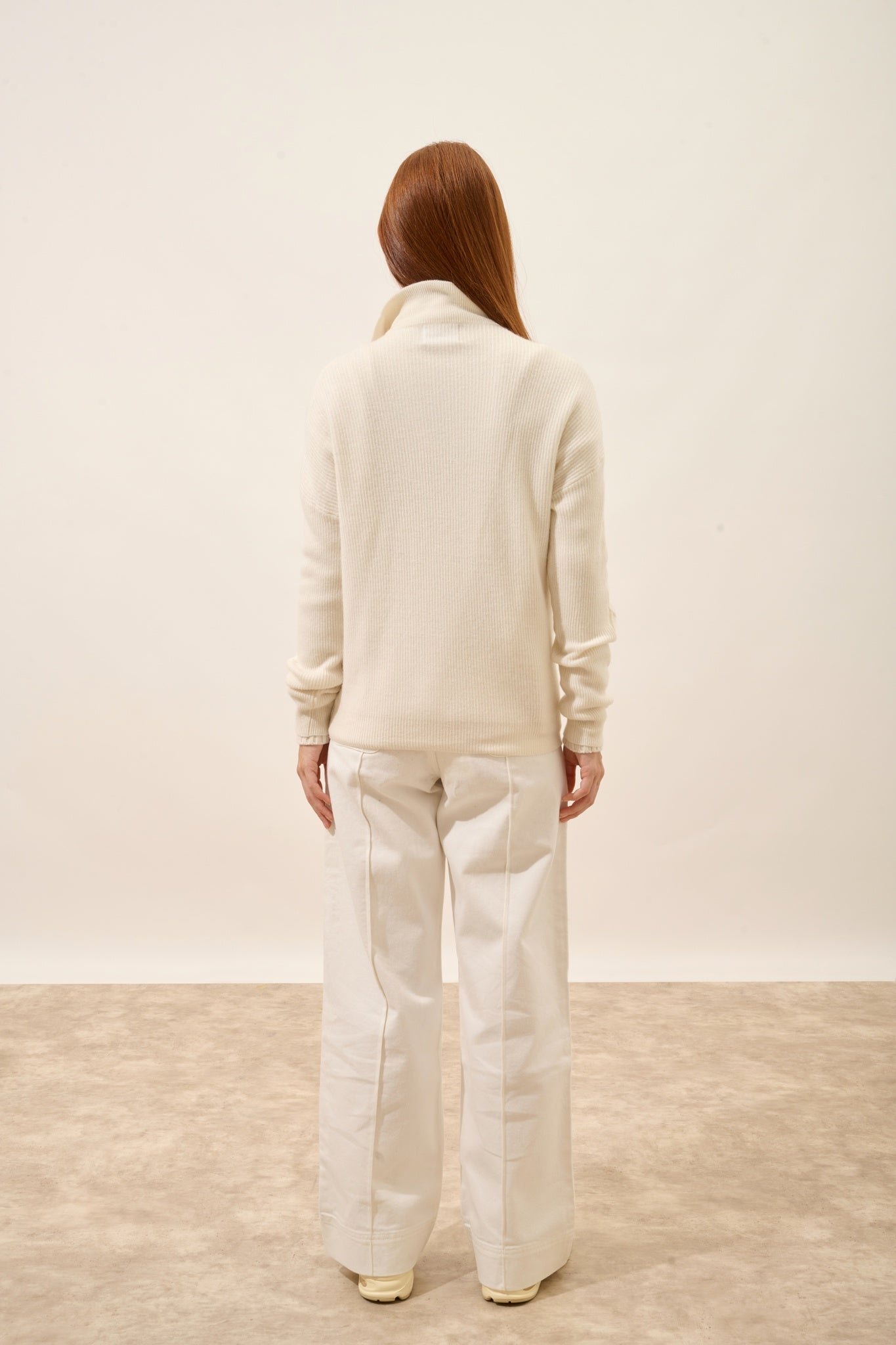 CASSIOPÉE pull camionneur ivoire