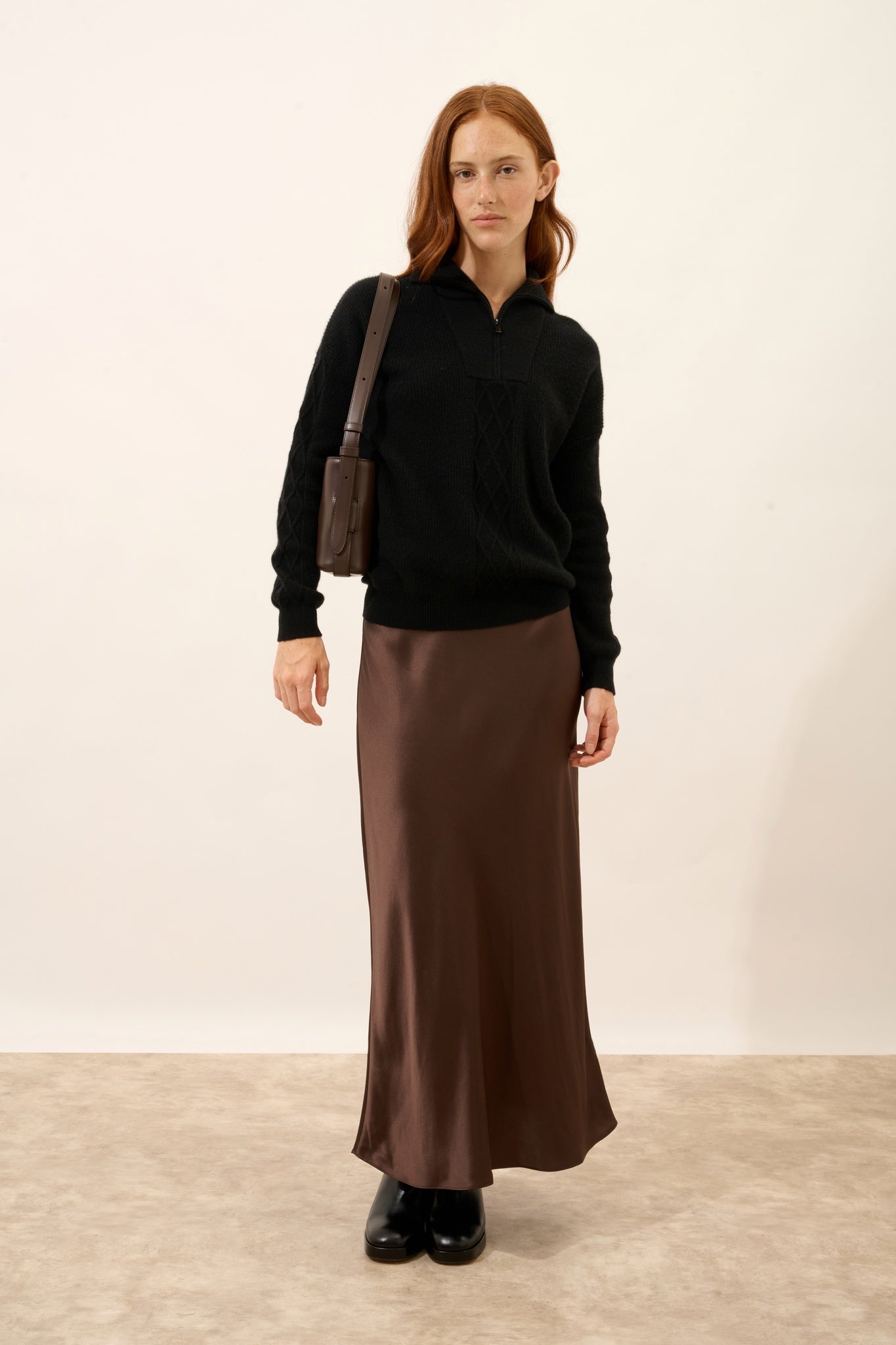 CASSIOPÉE pull camionneur noir