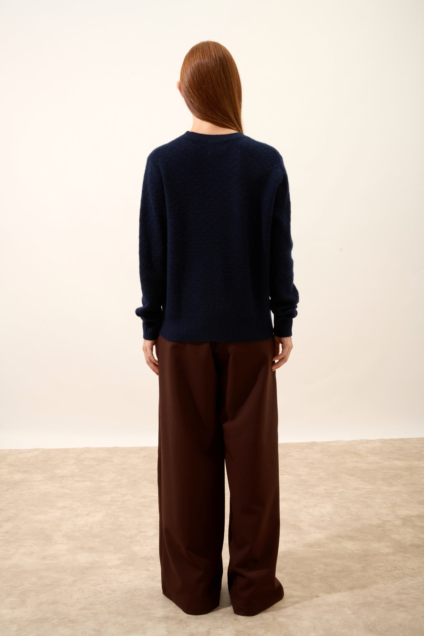 CETAN pull col rond navy