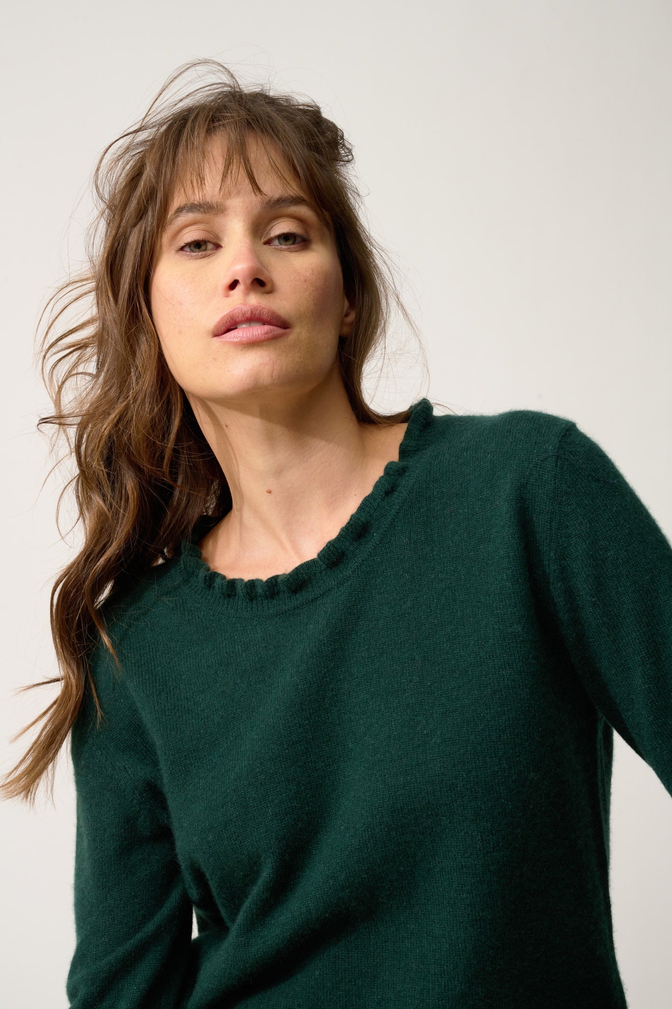 CHARLIE high neck sweater cypress