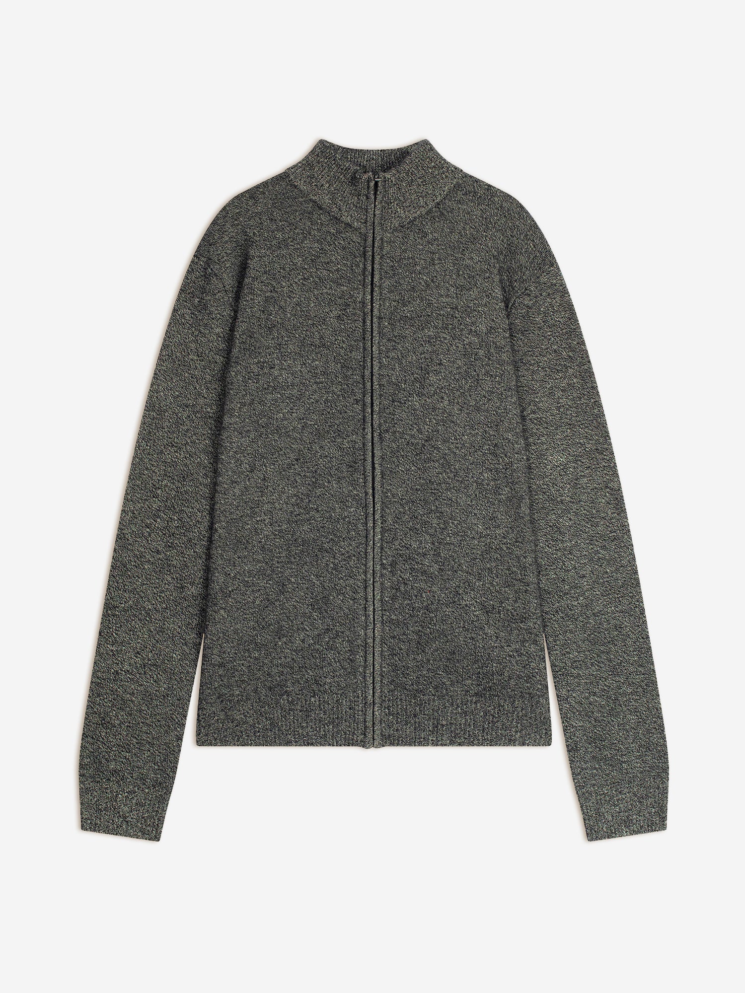 CHARLOTTE gilet col camionneur noir/blanc