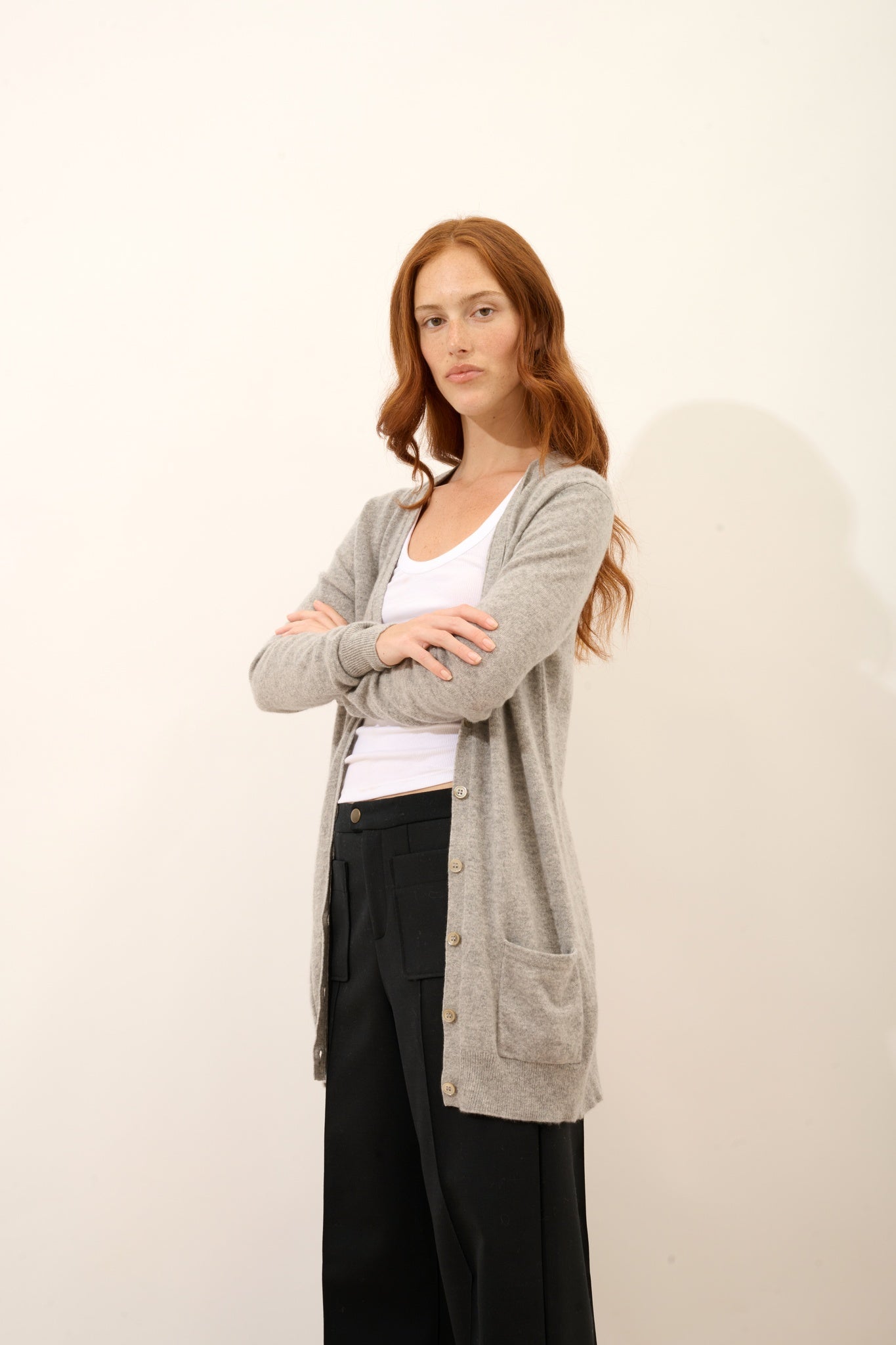 CHELSEA cloudy v-neck cardigan