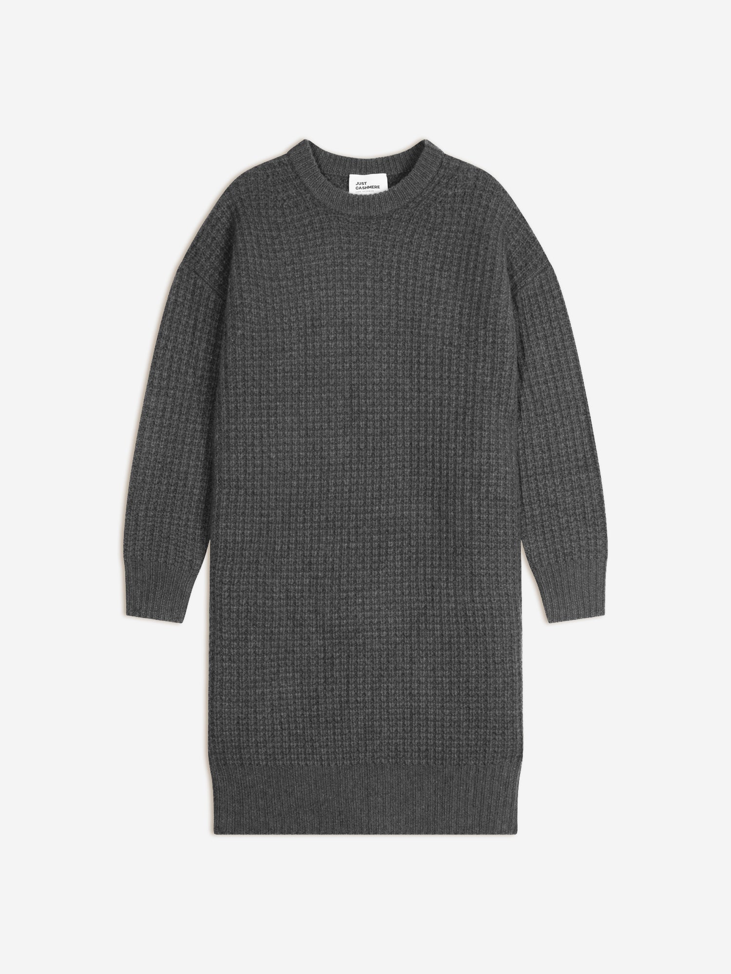 CHEWA robe col rond 8 fils anthracite chiné