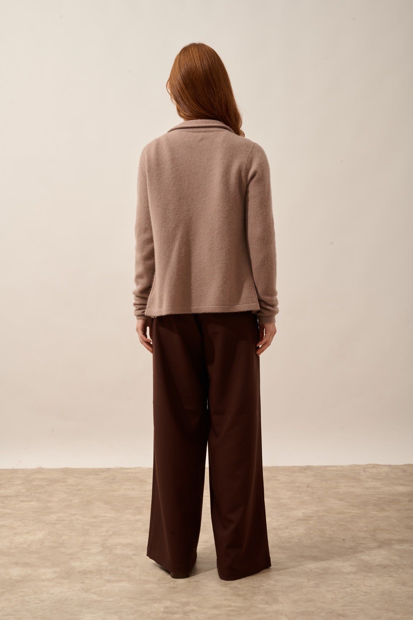 CHLOE veste boutonnée col tailleur 4 fils cuivre