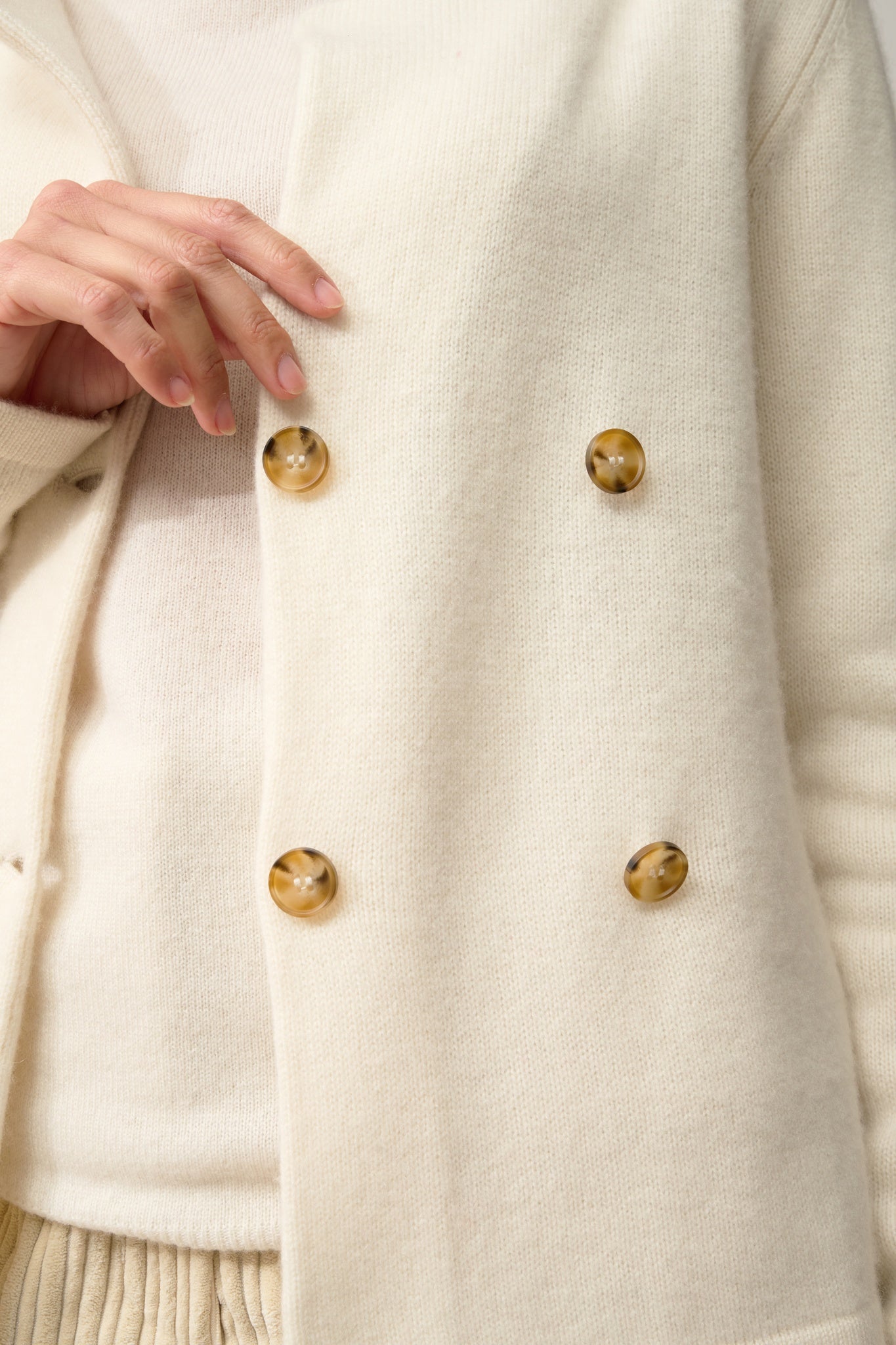 CHLOE jacket with ivory tailoring collar