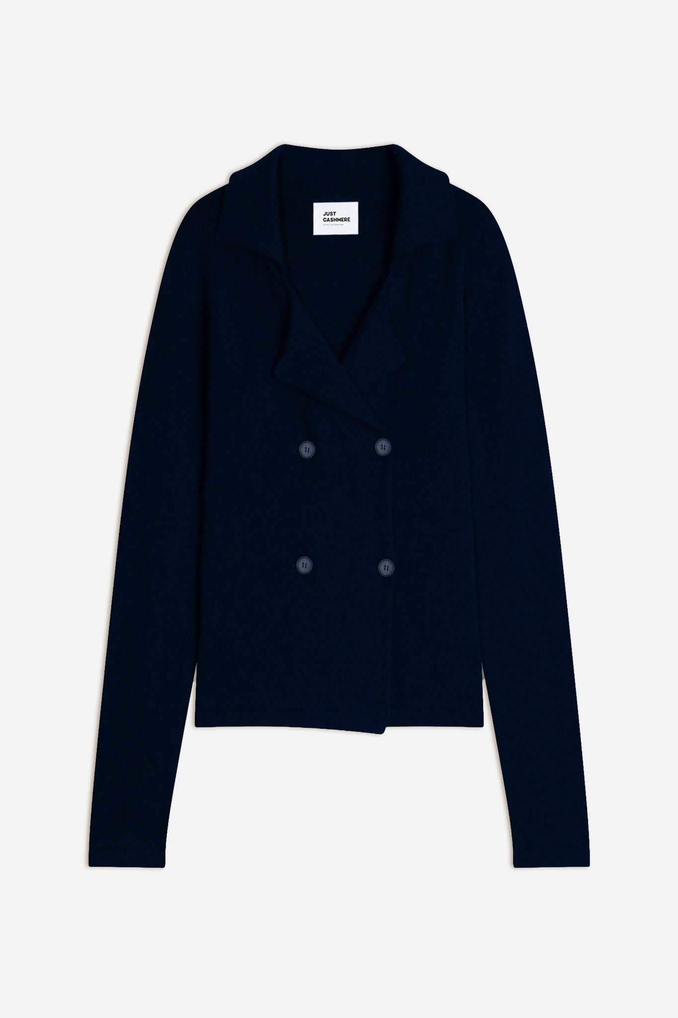 chloe veste col tailleur navy