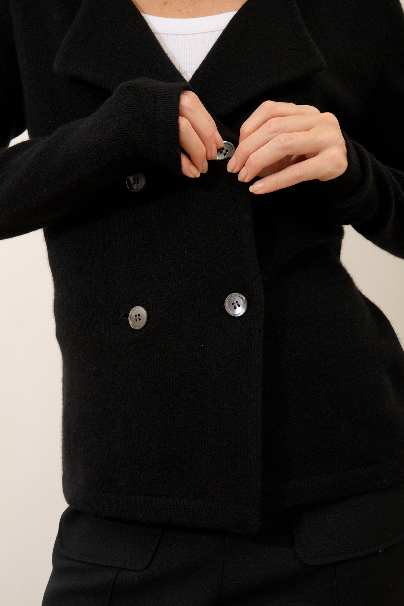 CHLOE veste col tailleur noir