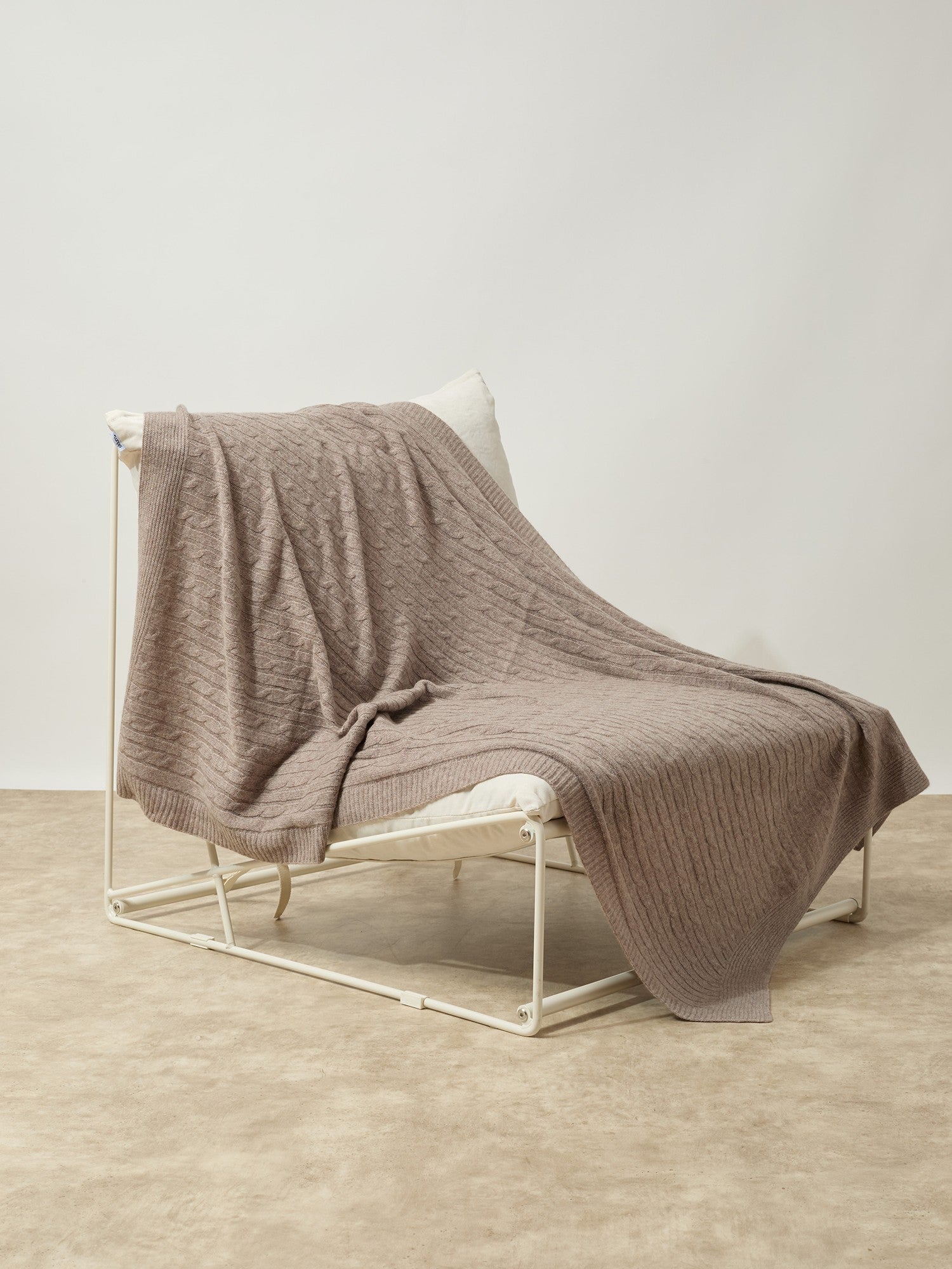 Claribel 4-ply heathered caribou plaid