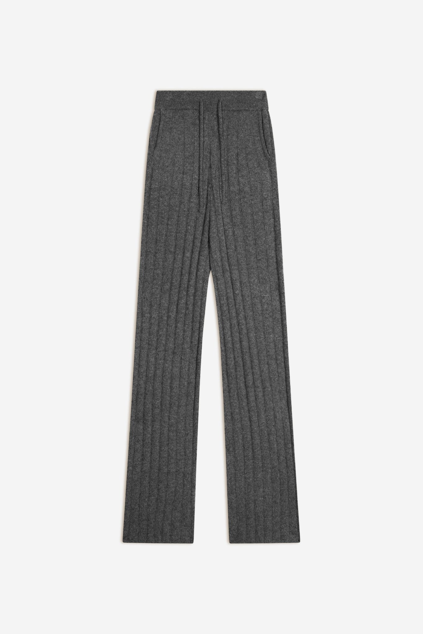 clarissa pantalon évasé anthracite chiné