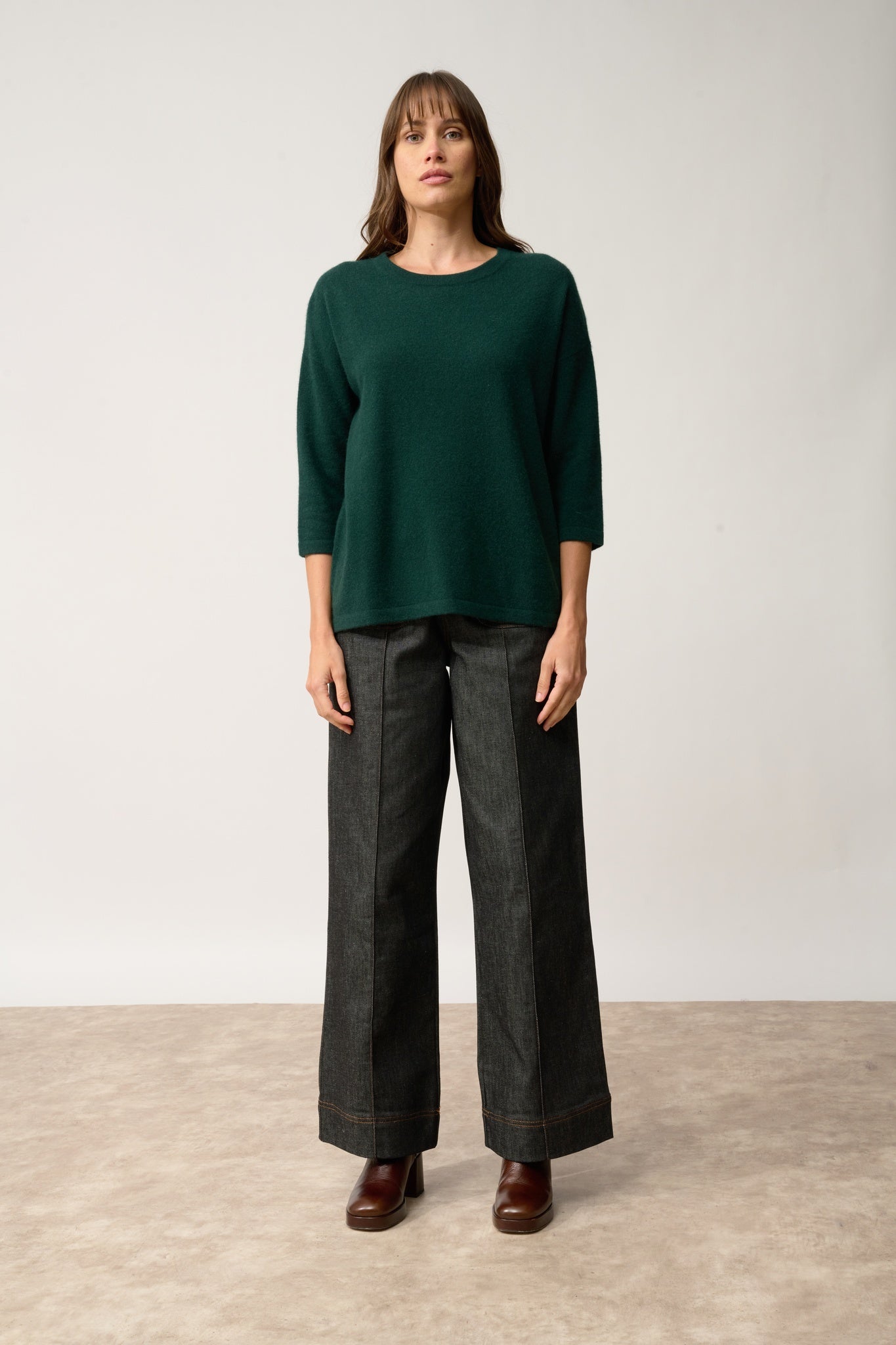 CLATT pull col rond cyprès