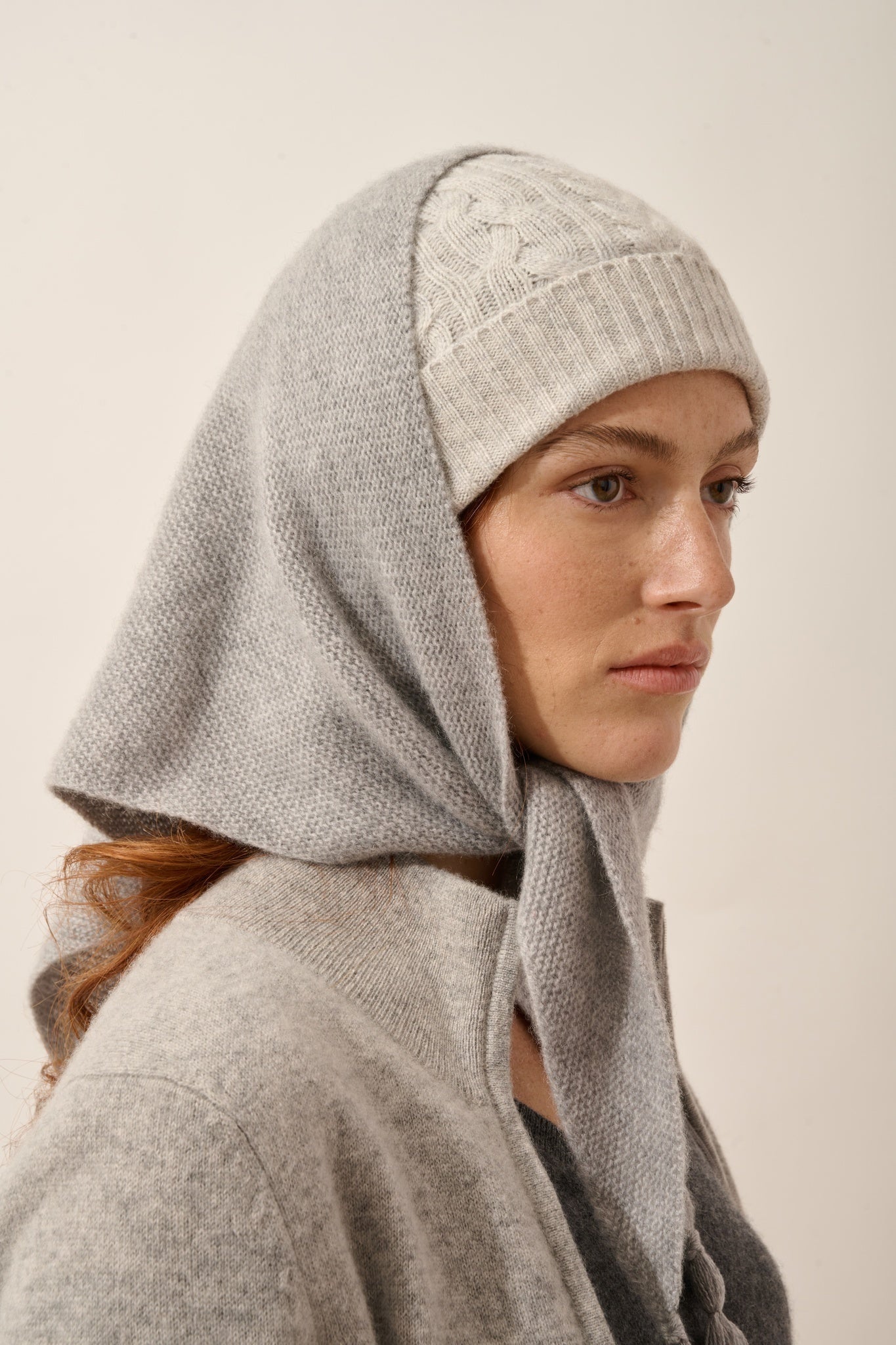 CLEO bonnet 4 fils glacier chiné