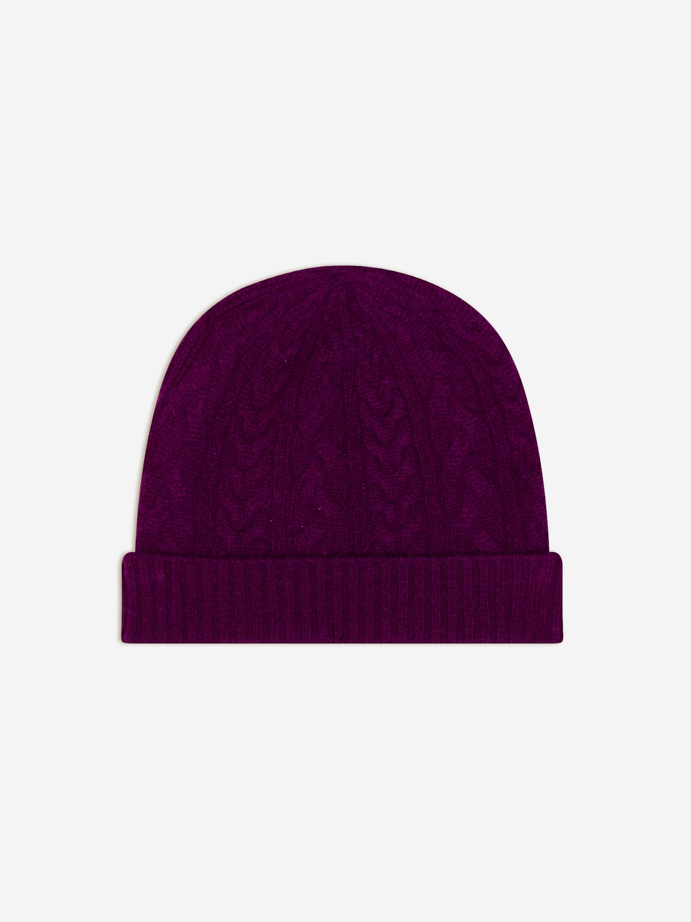 CLEO plum 4-ply hat
