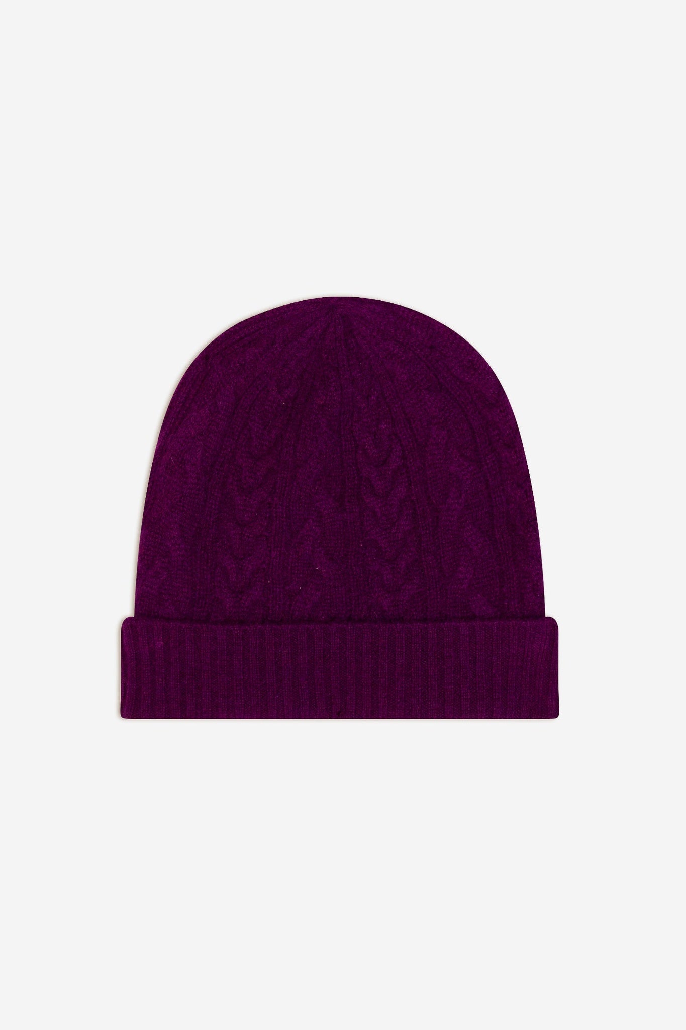 CLEO plum 4-ply hat