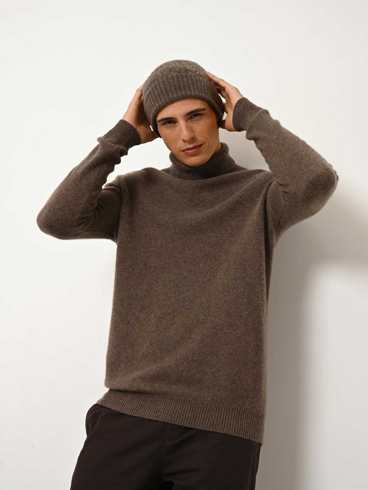 CLEO bonnet taupe chiné