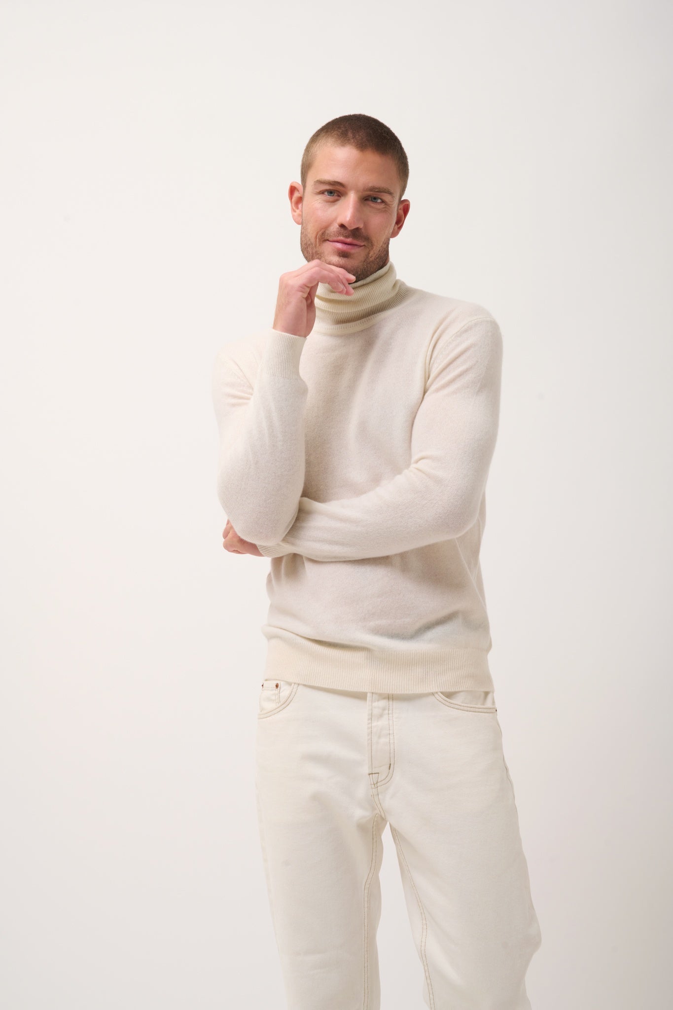 CONNOR pull col roulé neige