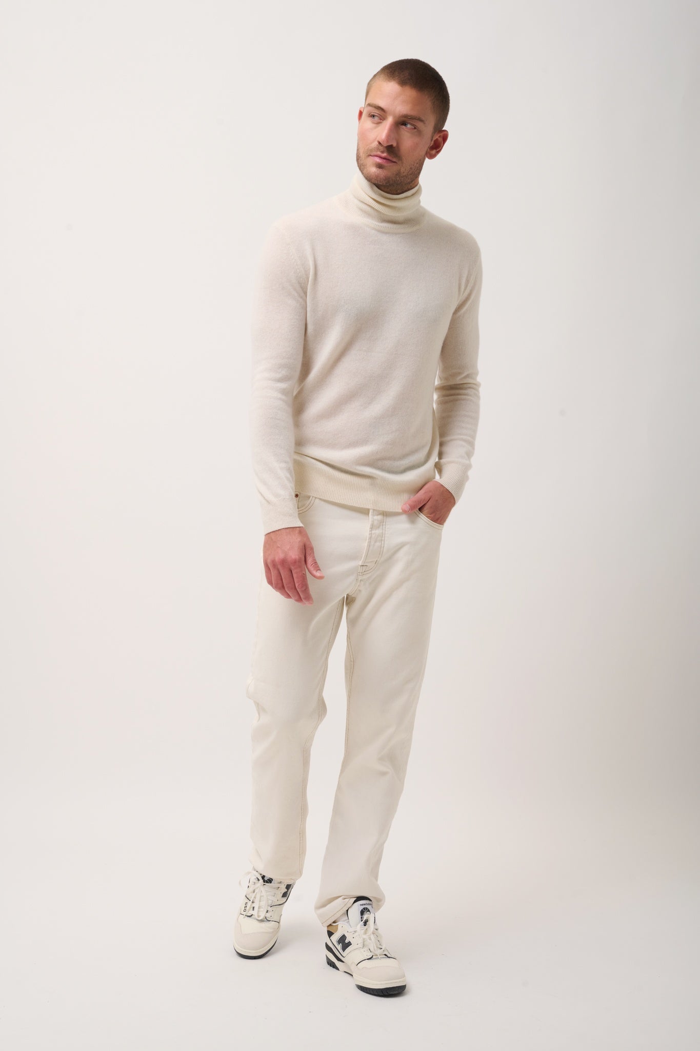 CONNOR pull col roulé neige