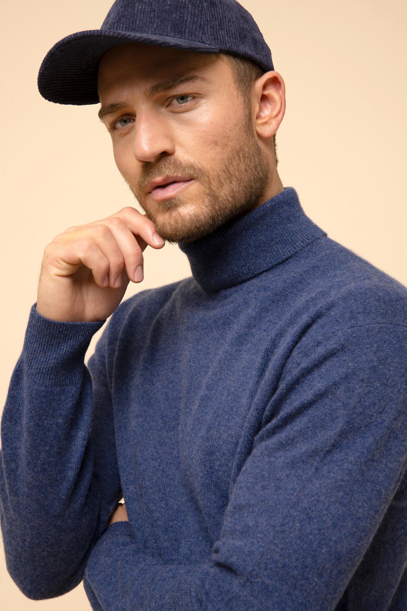 CONNOR ocean turtleneck sweater