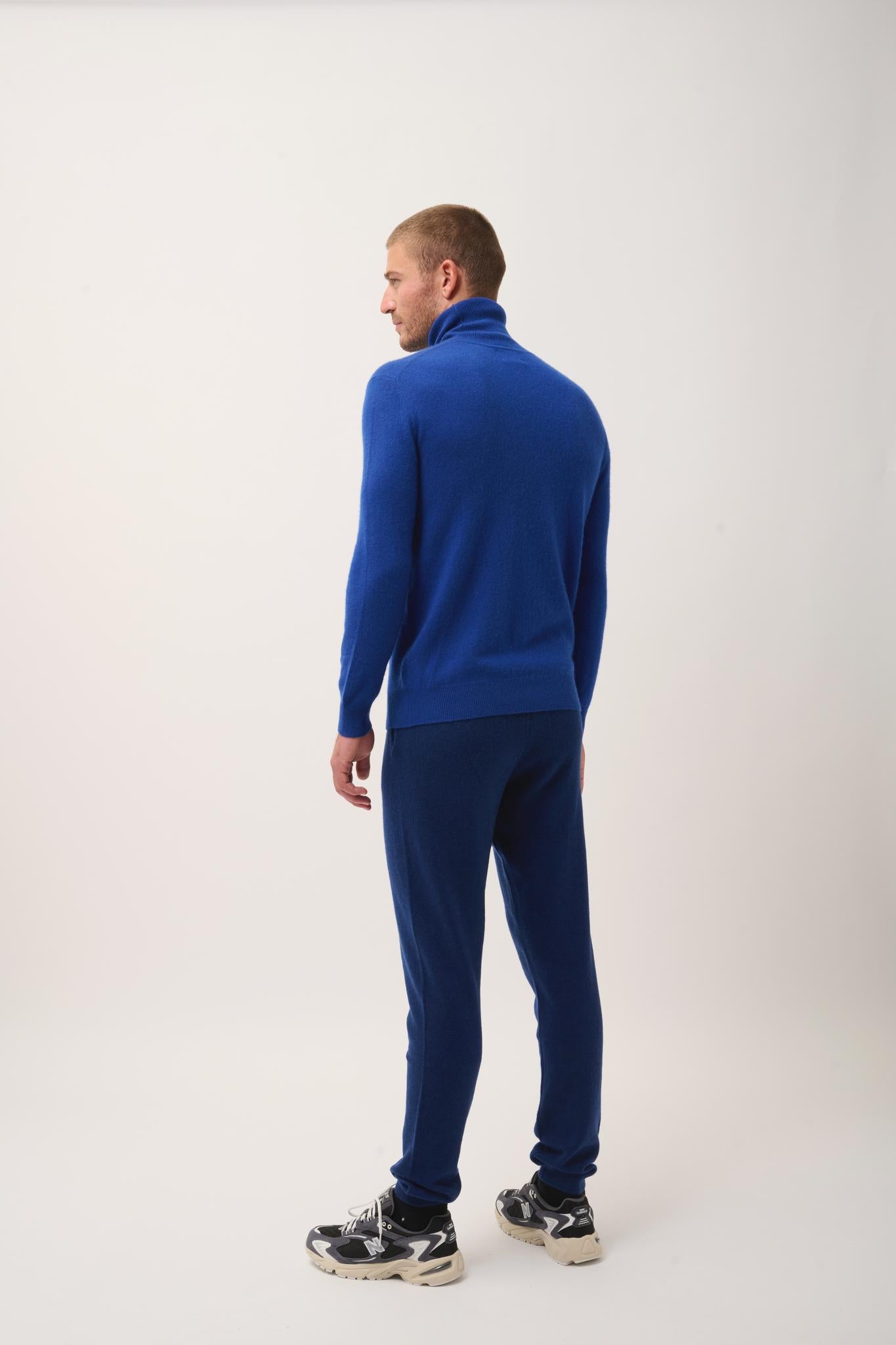 CONNOR pull col roulé outremer