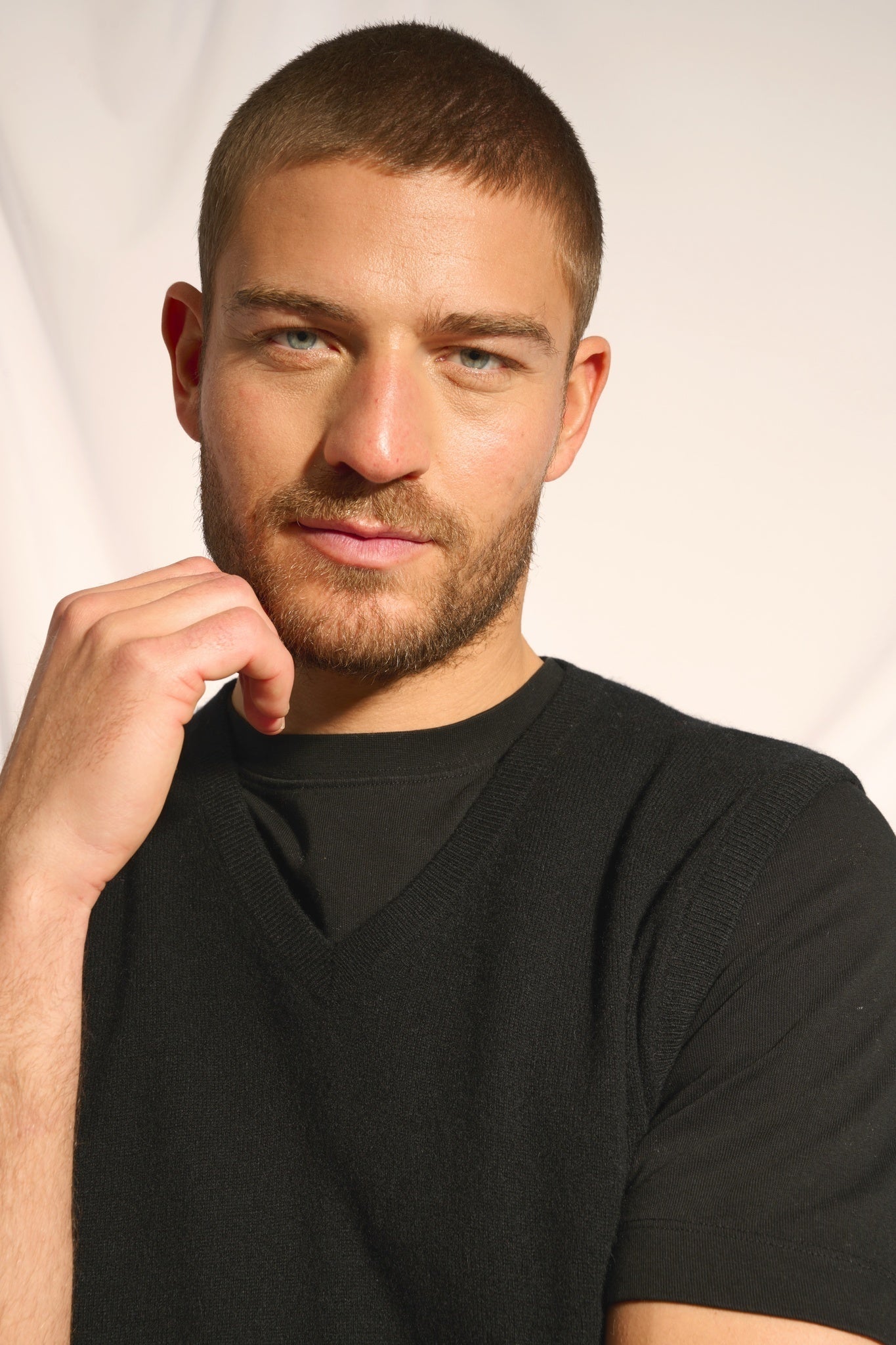 CORKI débardeur col v noir