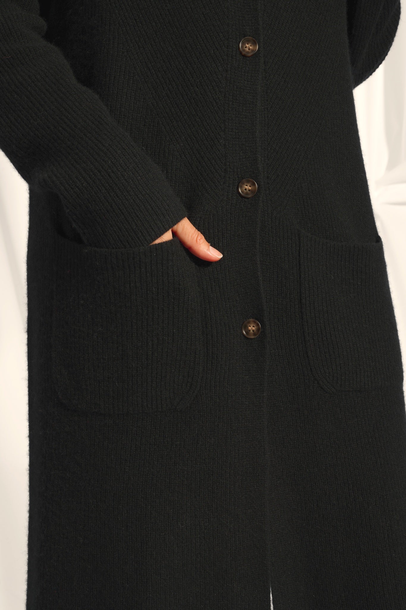 DACHE black v-neck cardigan