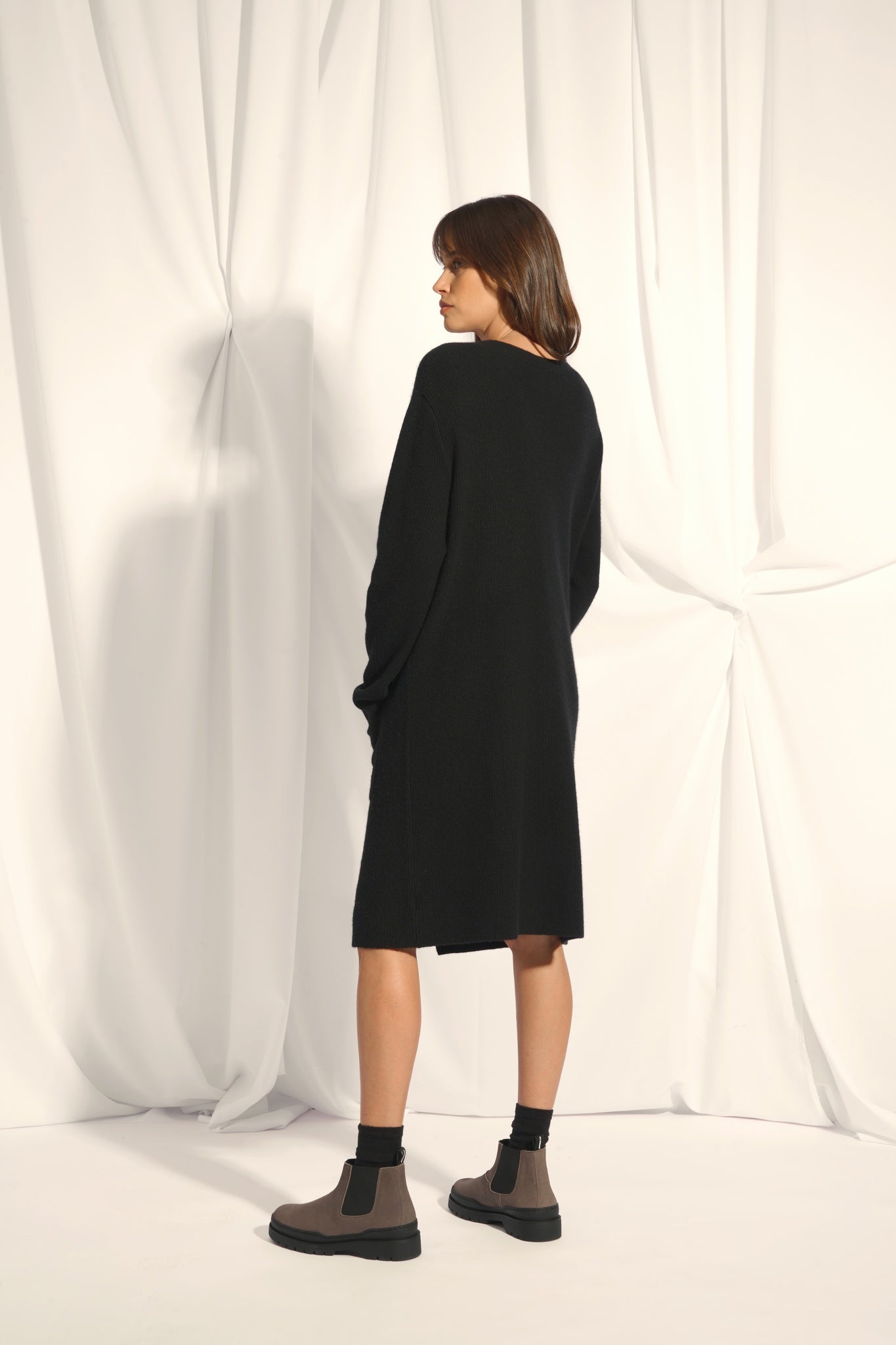 DACHE black v-neck cardigan