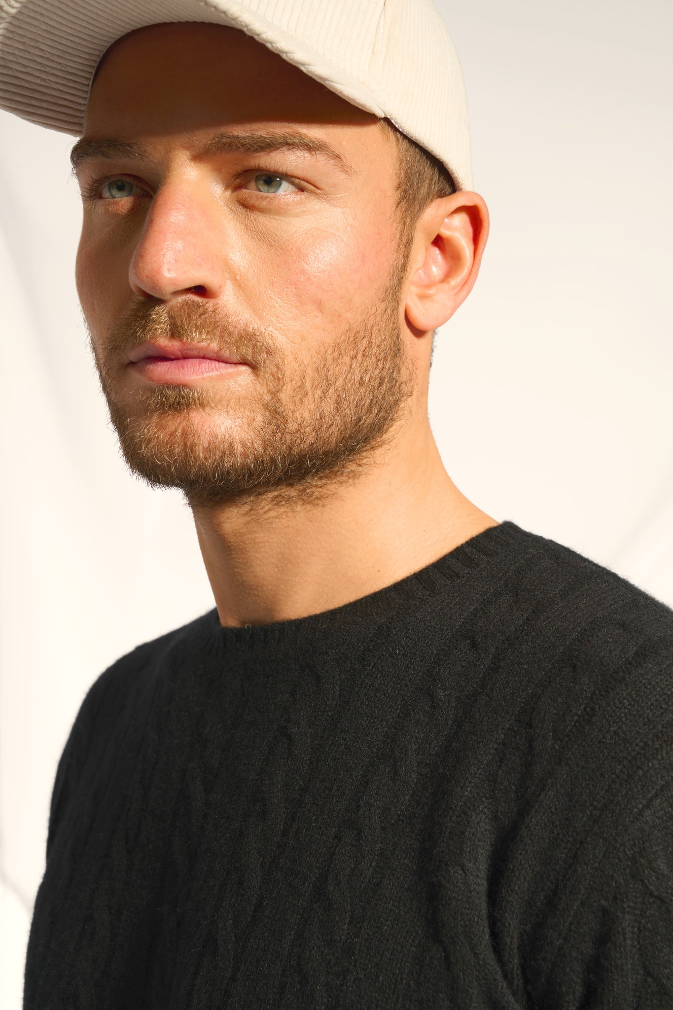 DARRI pull col rond noir