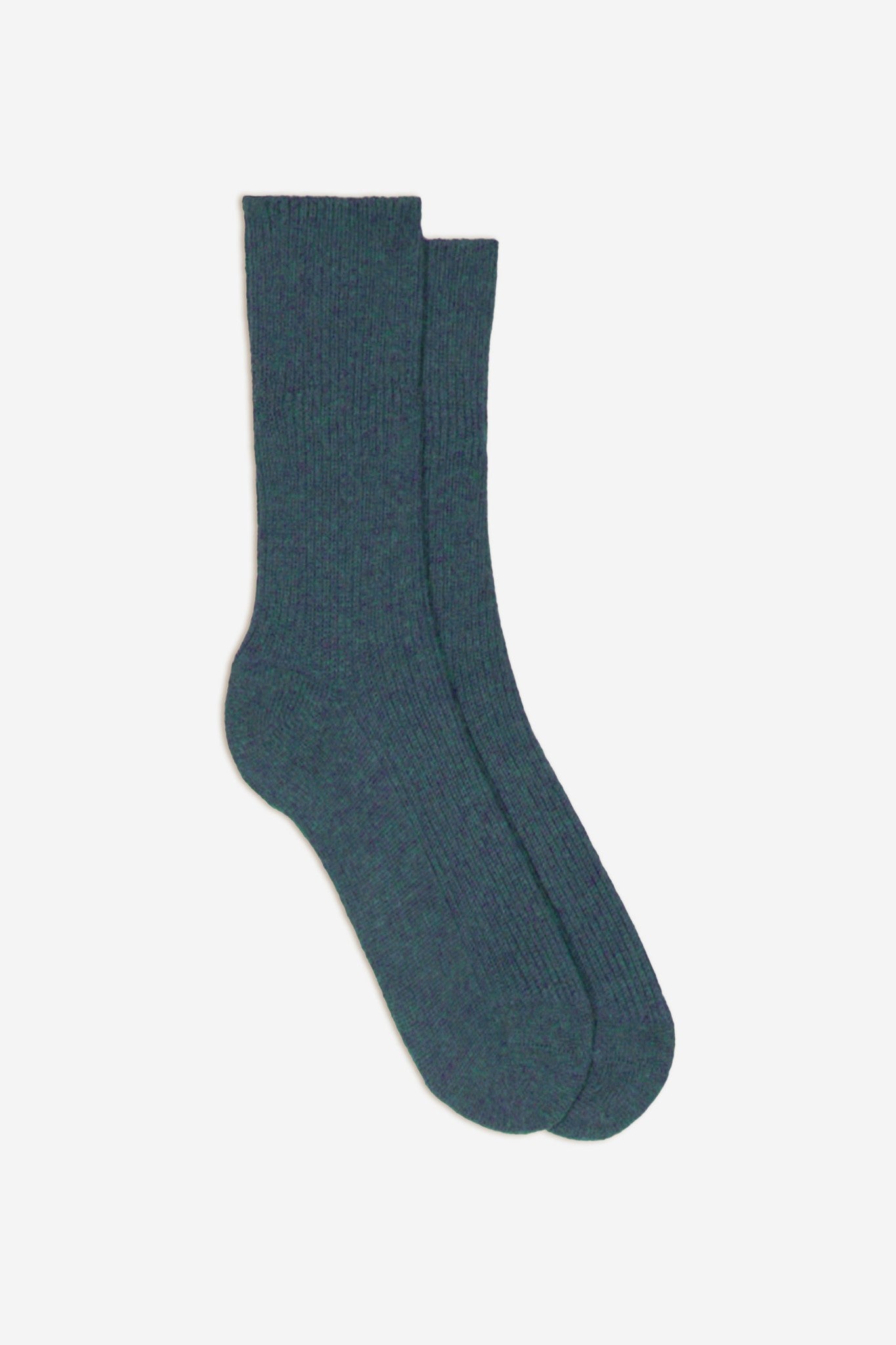 dayaya chaussettes 4 fils vert canard chiné