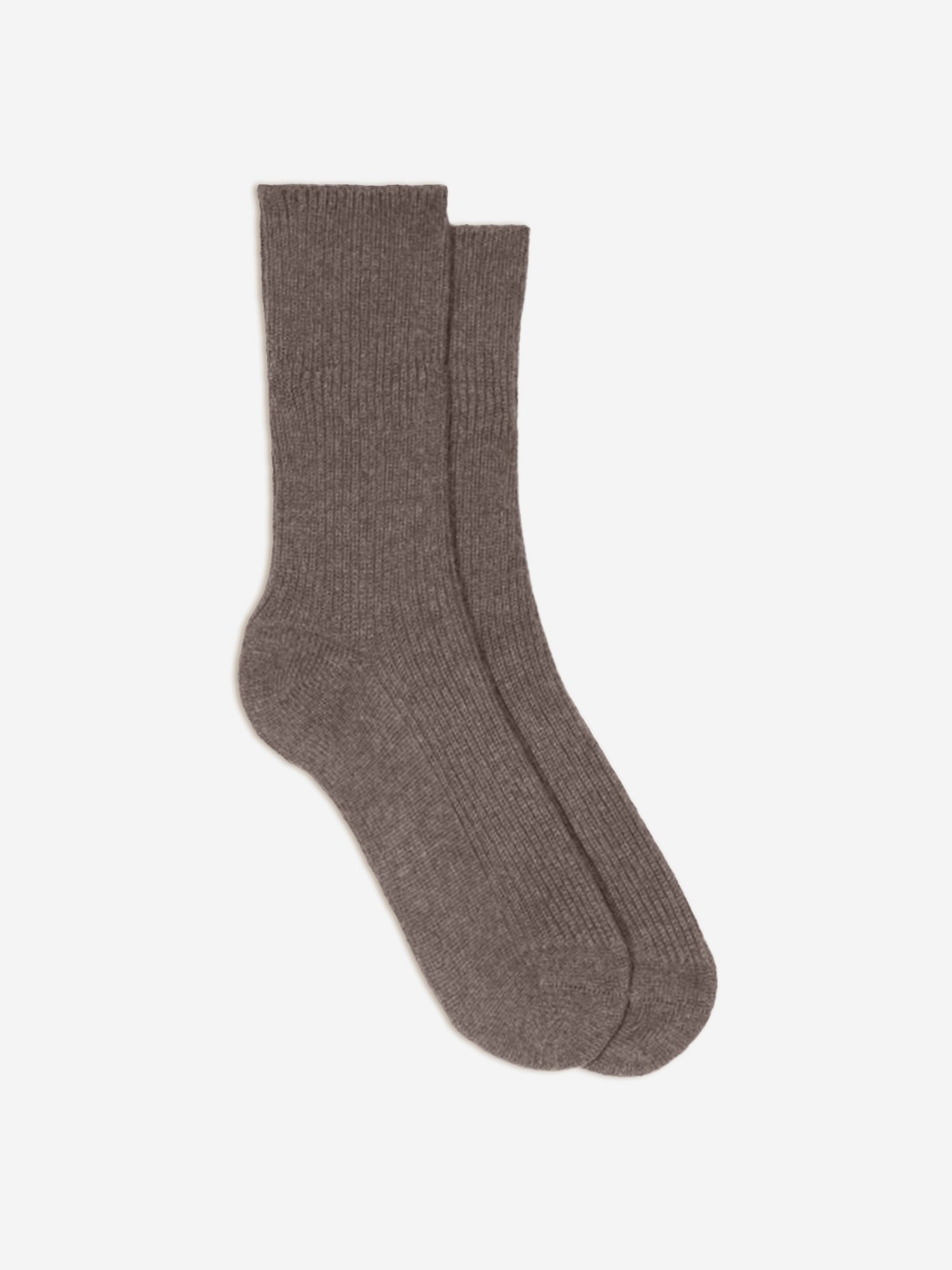 DAYAYA chaussettes taupe chiné