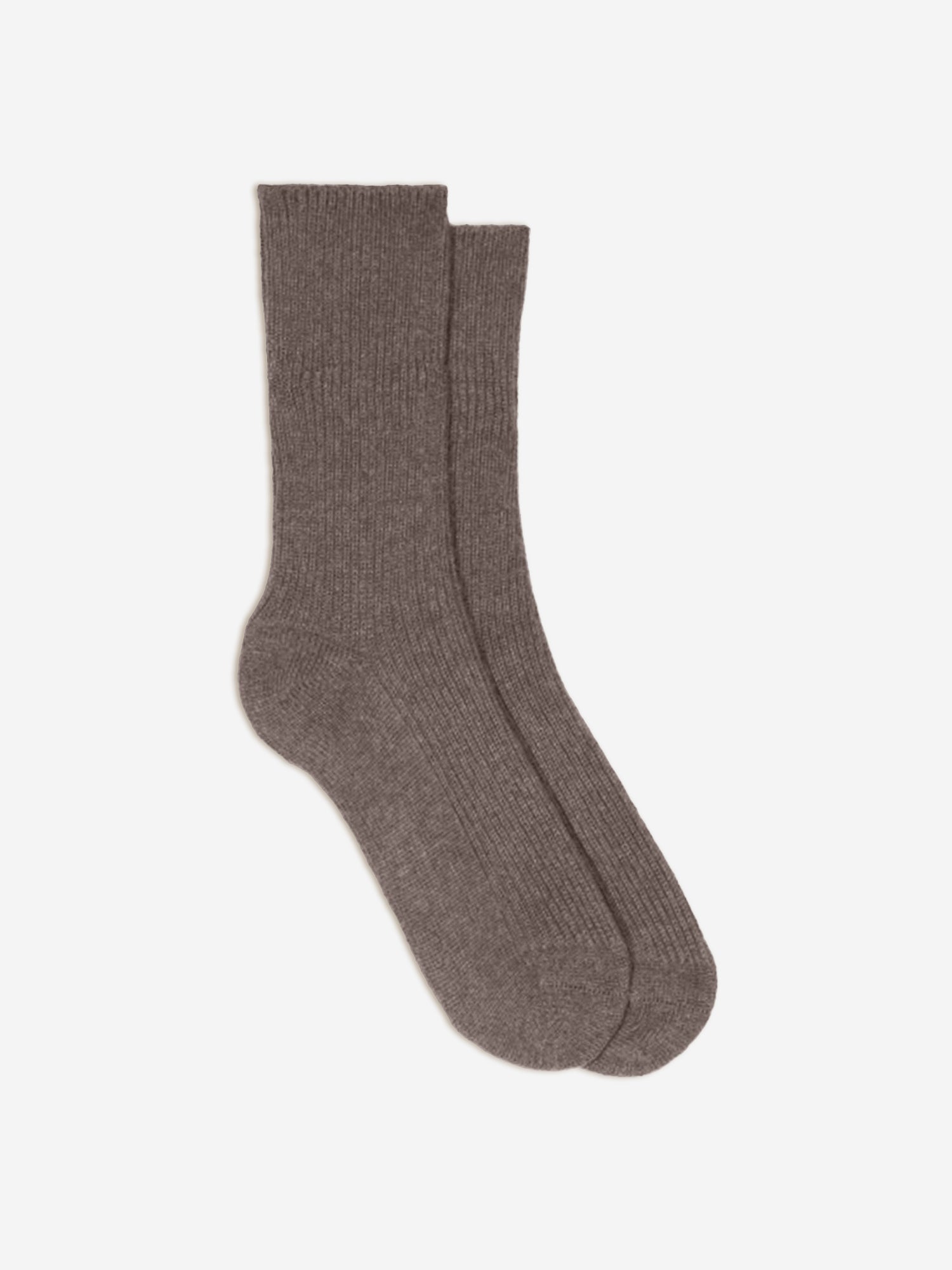 DAYAYA chaussettes taupe chiné