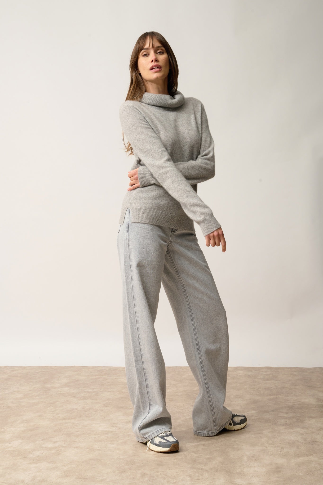 DONATELLA cloudy turtleneck sweater