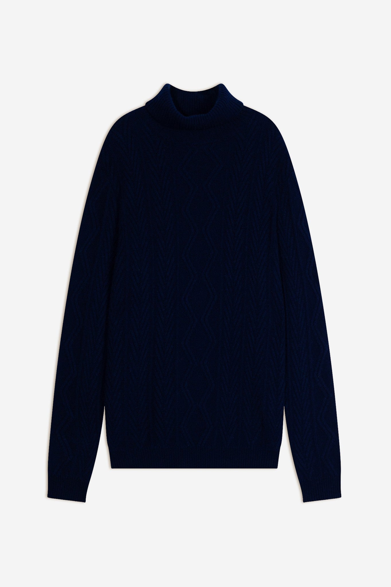 dorje pull col roulé navy