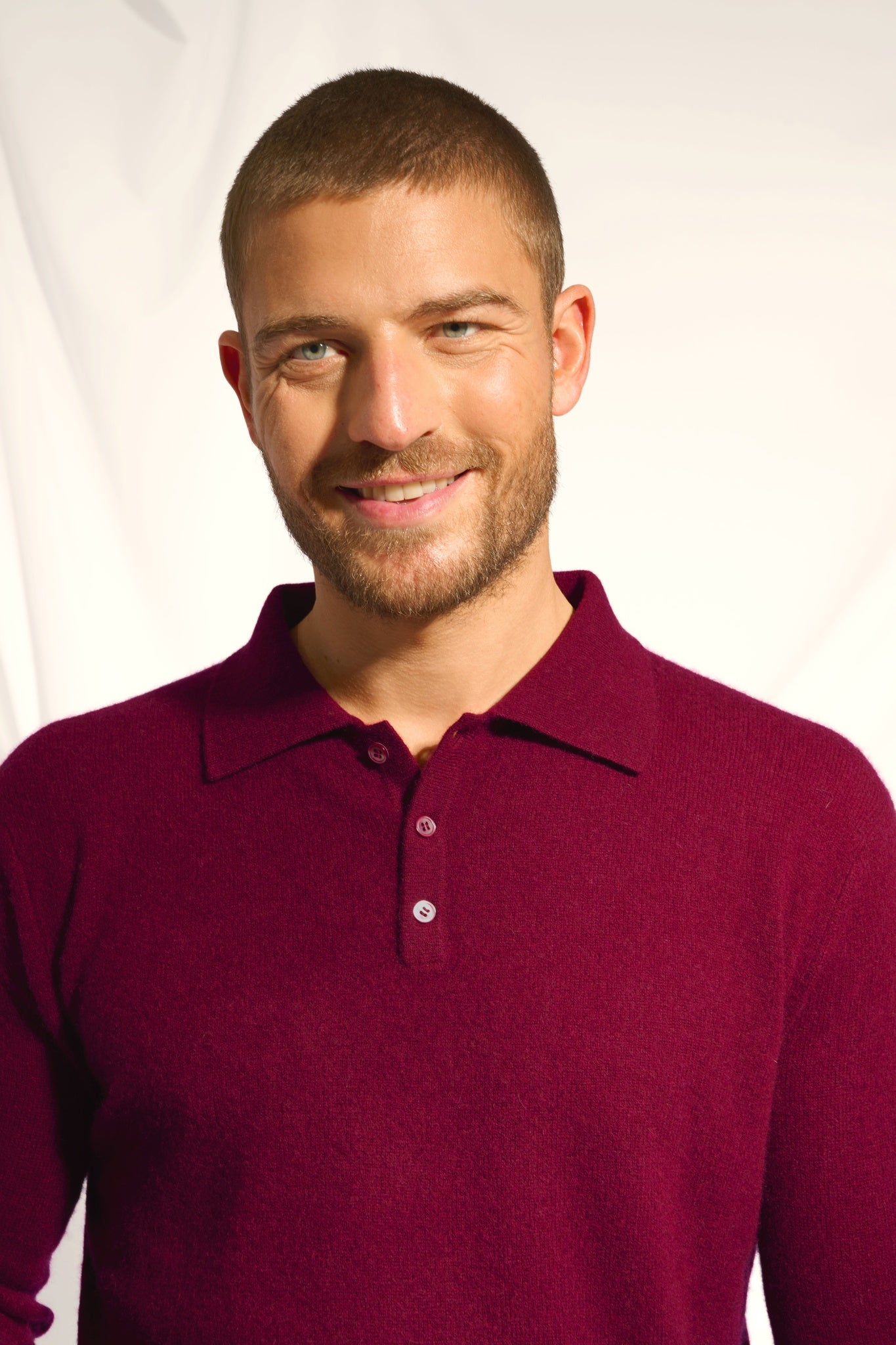 DOUGLAS burgundy polo shirt