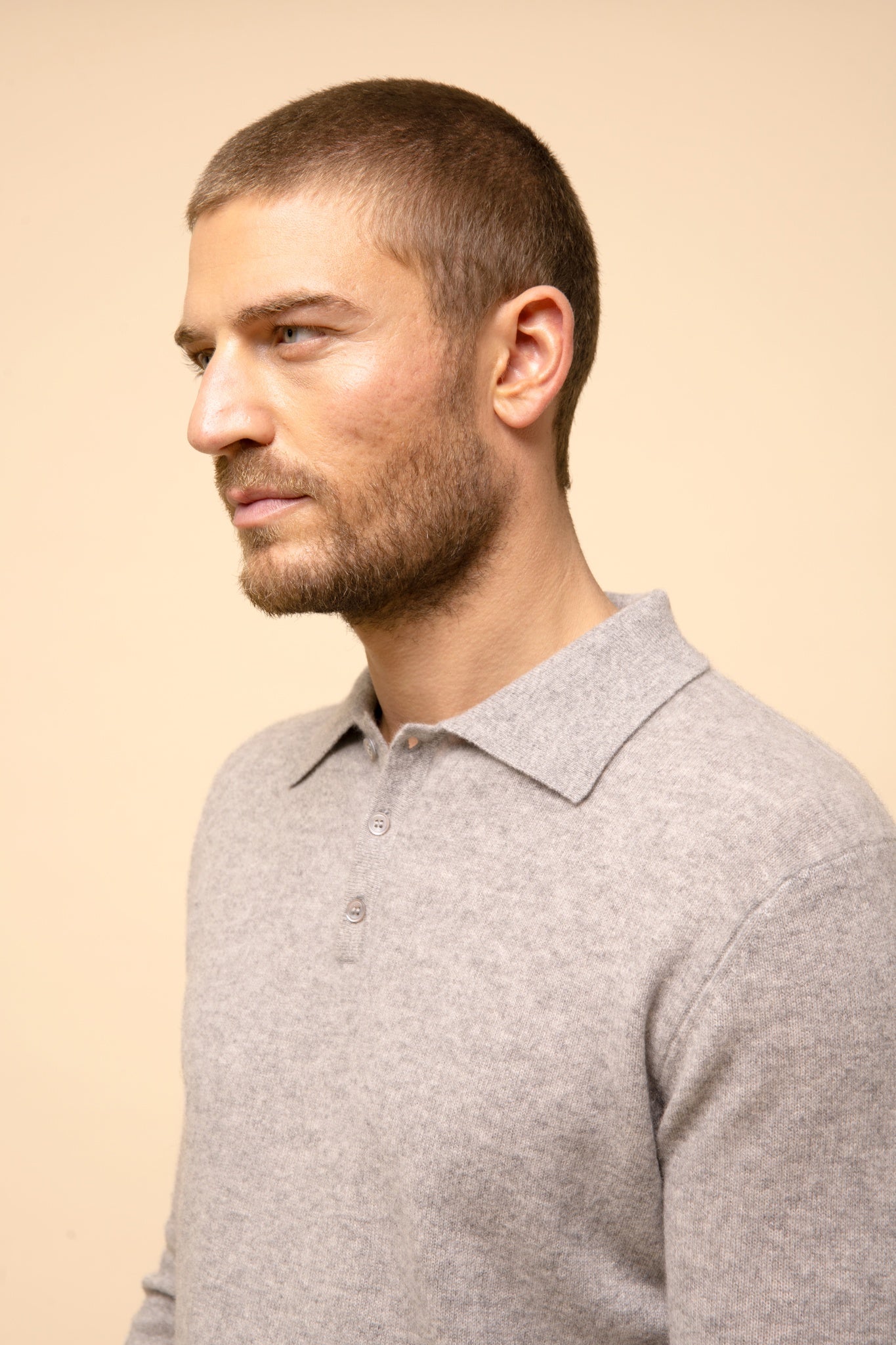 DOUGLAS heathered cloud polo shirt