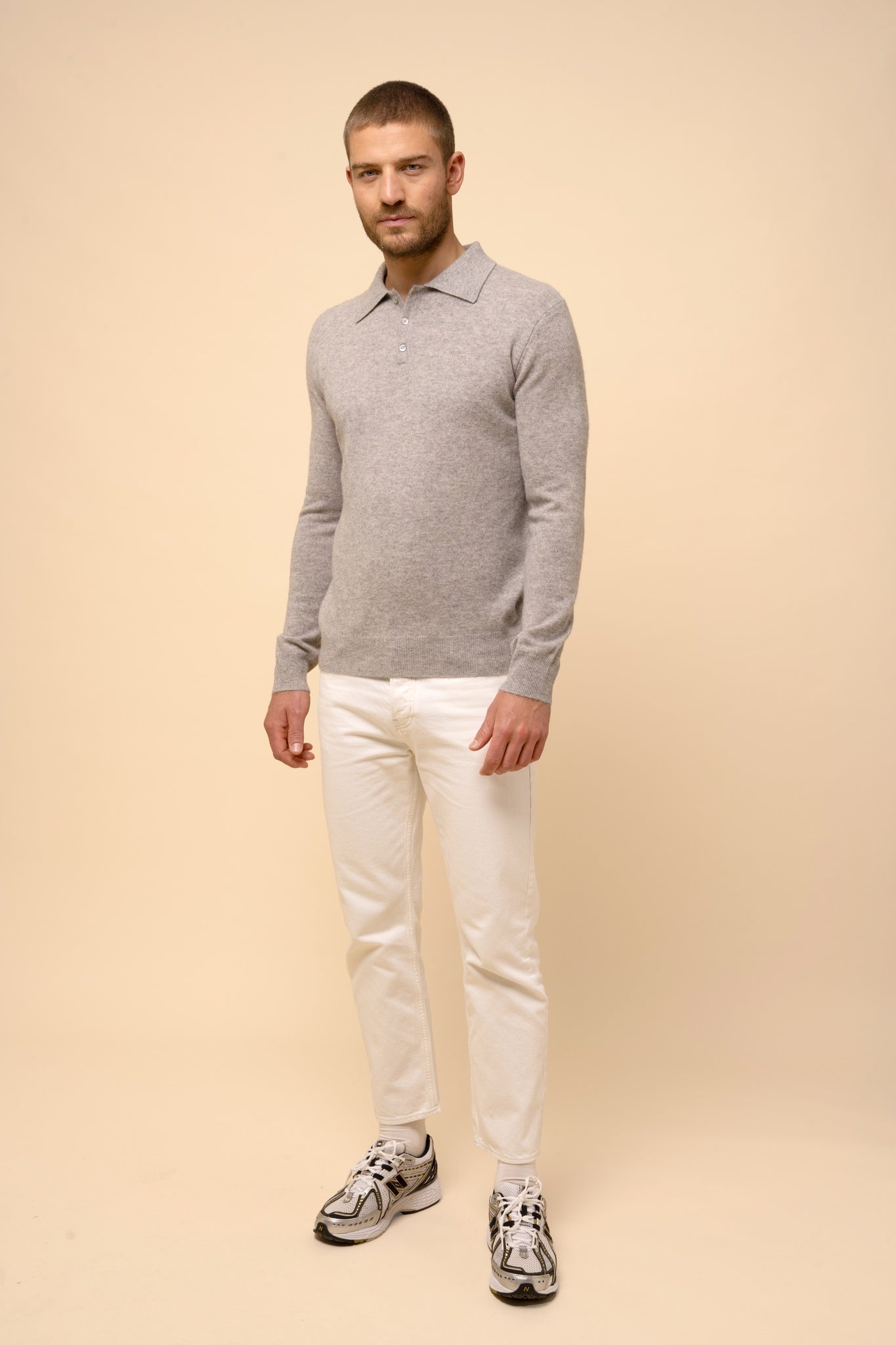 DOUGLAS heathered cloud polo shirt