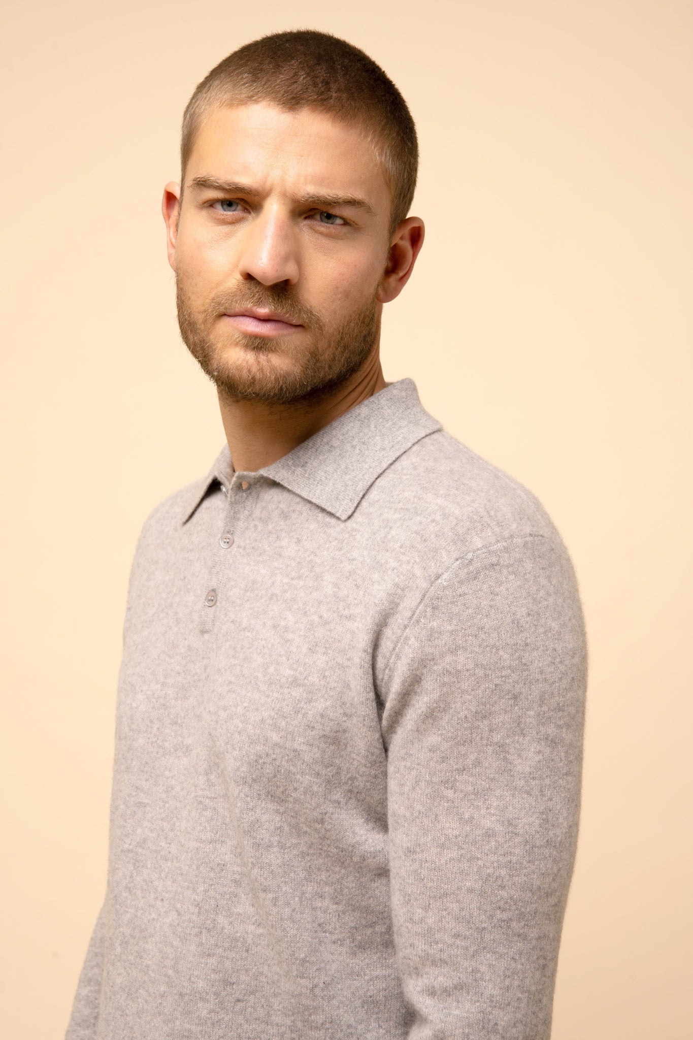 DOUGLAS heathered cloud polo shirt