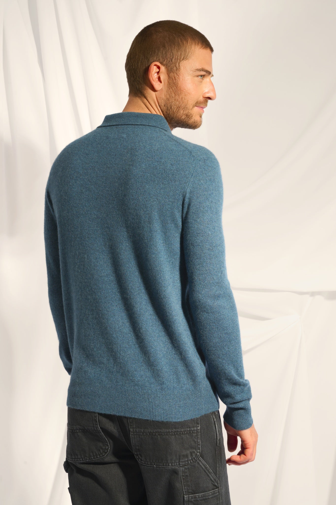 DOUGLAS polo vert canard chiné