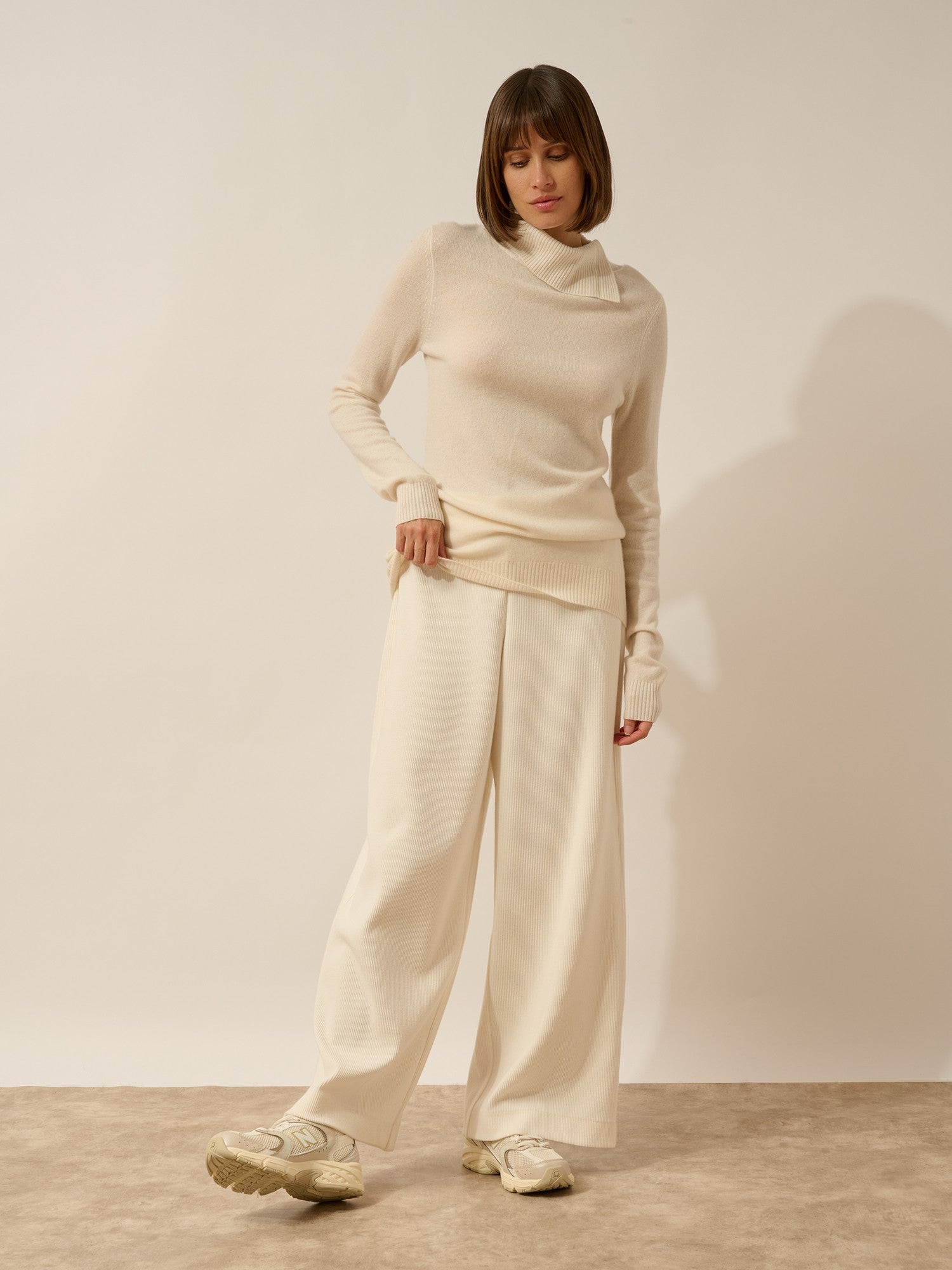 dundee ivory turtleneck sweater