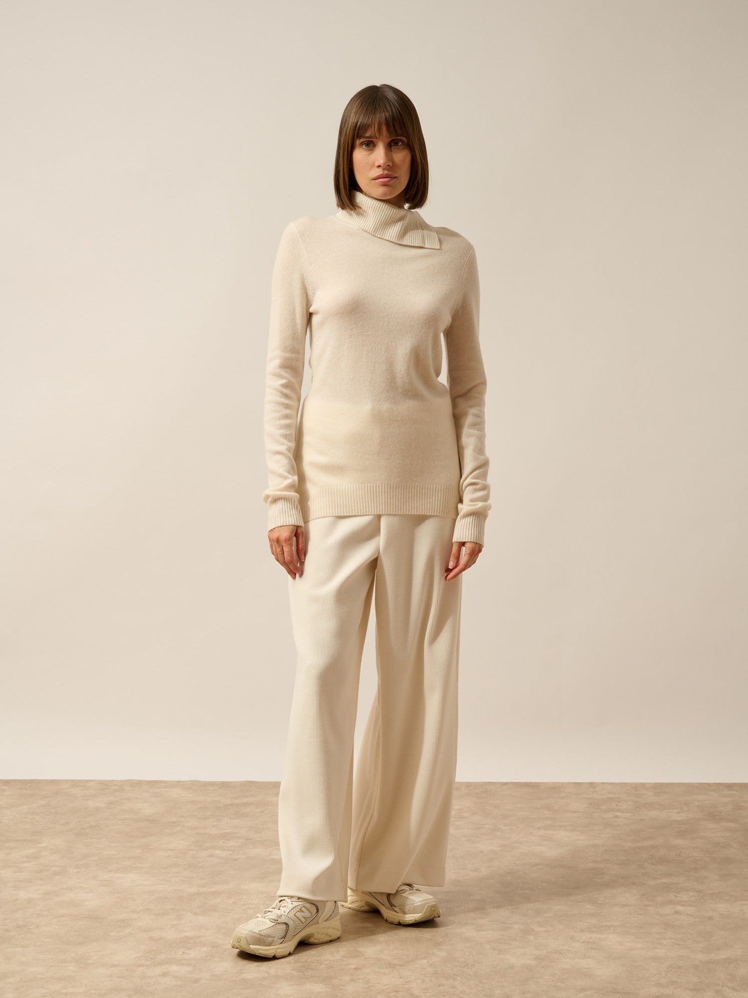dundee ivory turtleneck sweater