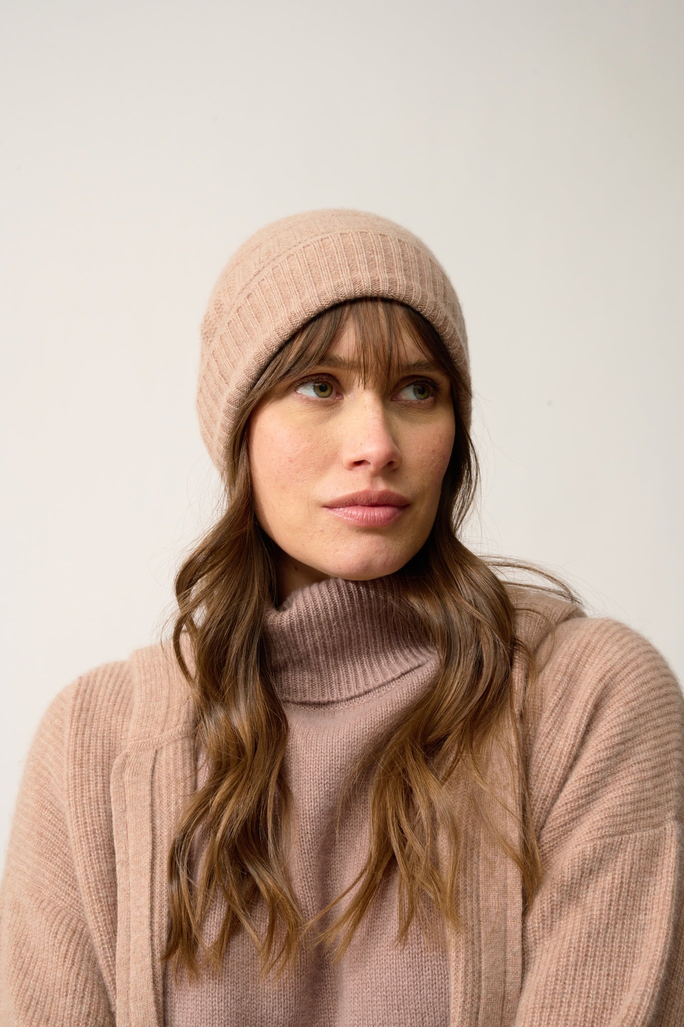 EMBER bonnet 4 fils camel chiné