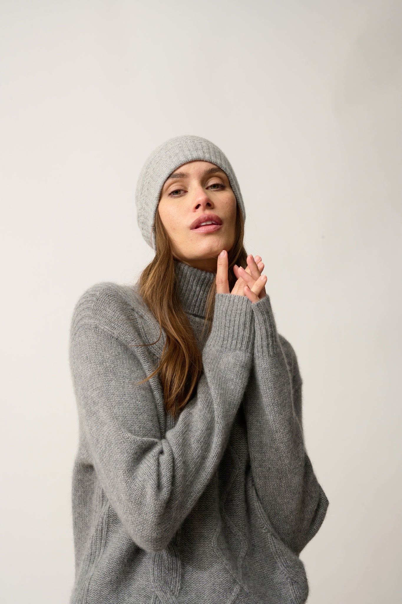 EMBER bonnet 4 fils nuage chiné