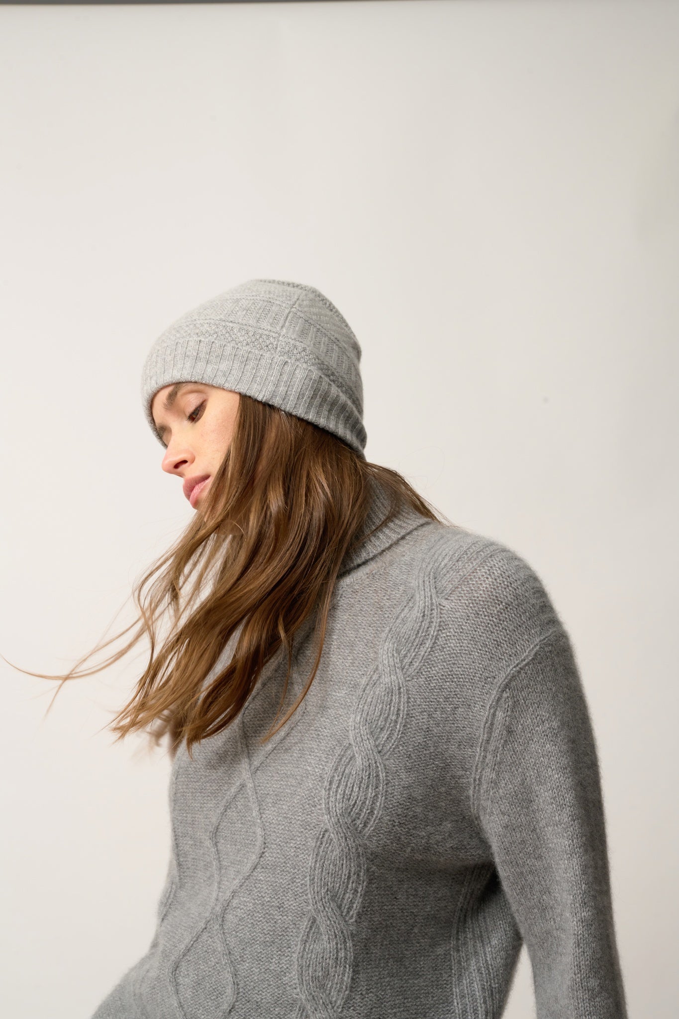 EMBER bonnet 4 fils nuage chiné