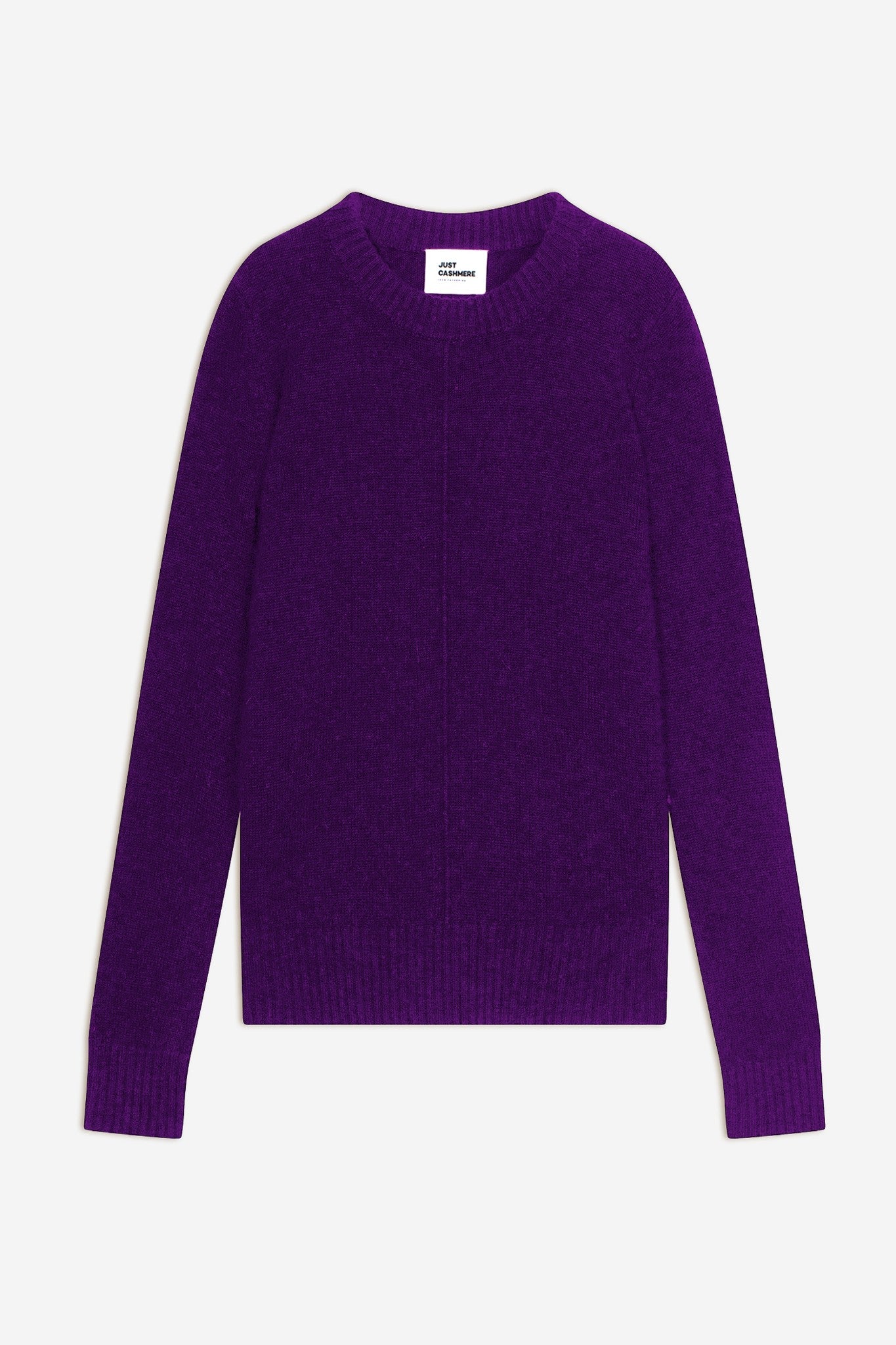 emma pull col rond violette