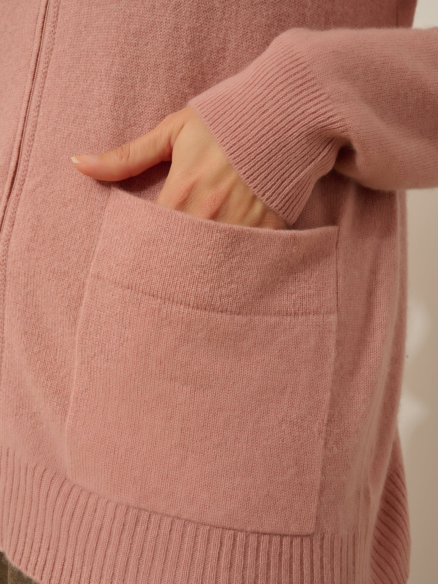 ERVIE rosewood mao collar vest