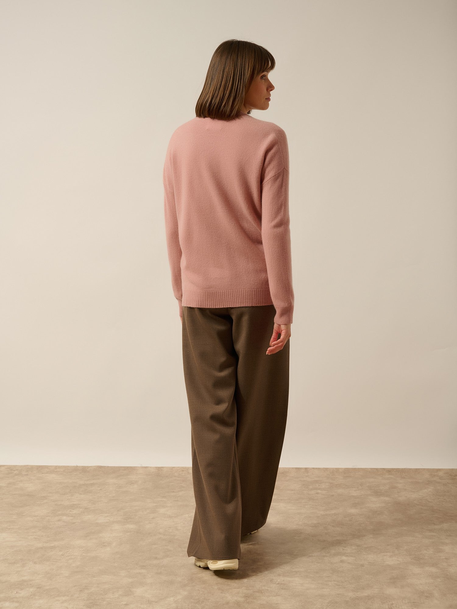 ervie rosewood mao collar vest