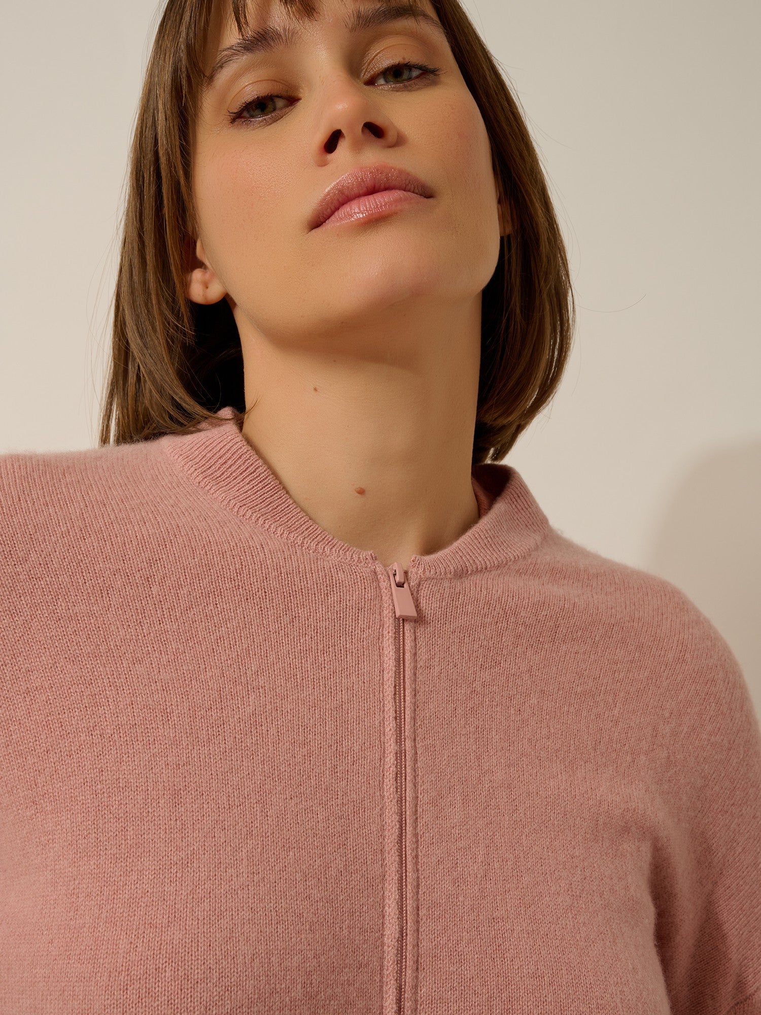 ervie rosewood mao collar vest