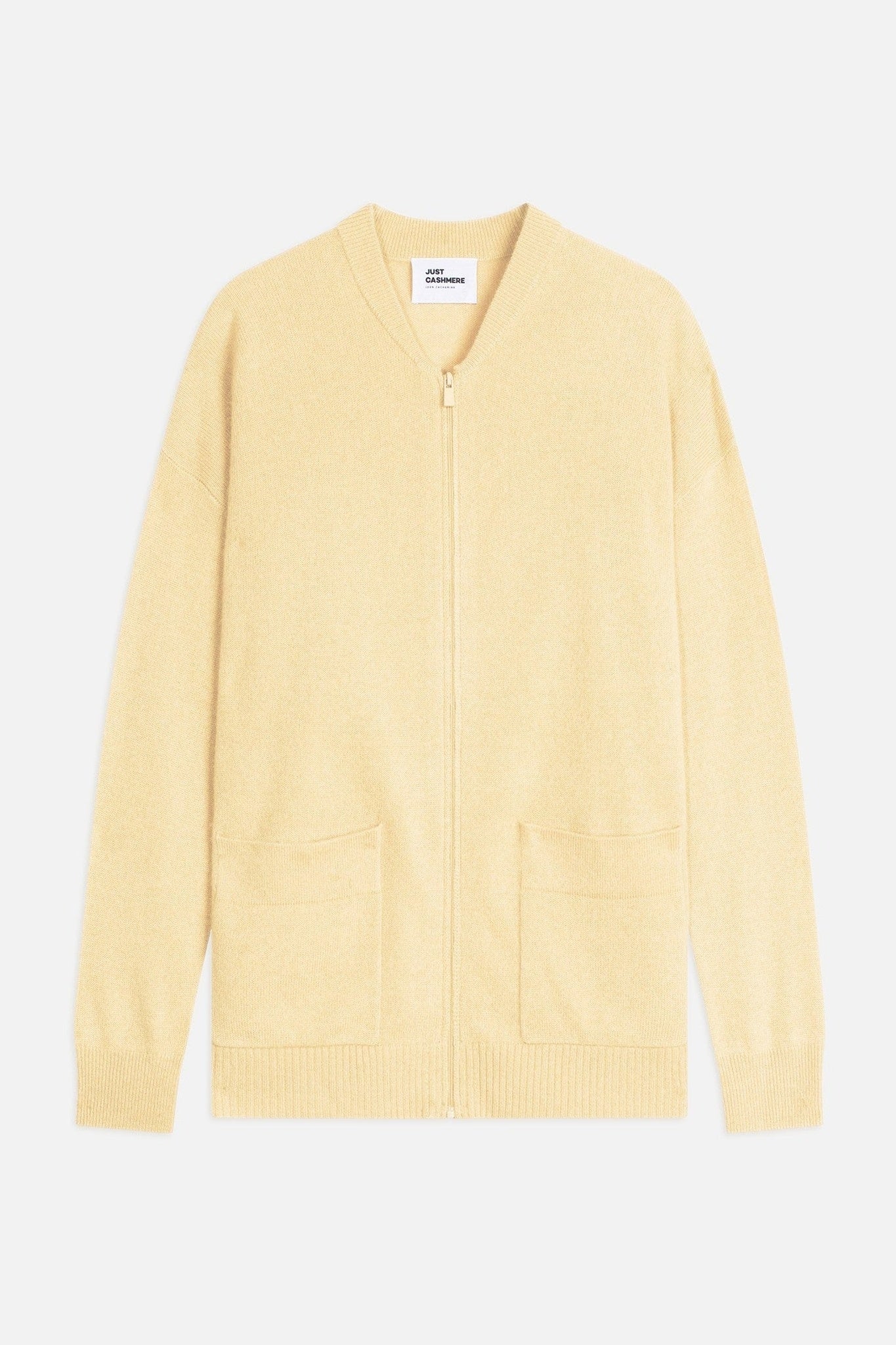 ervie gilet zippé col mao limonade